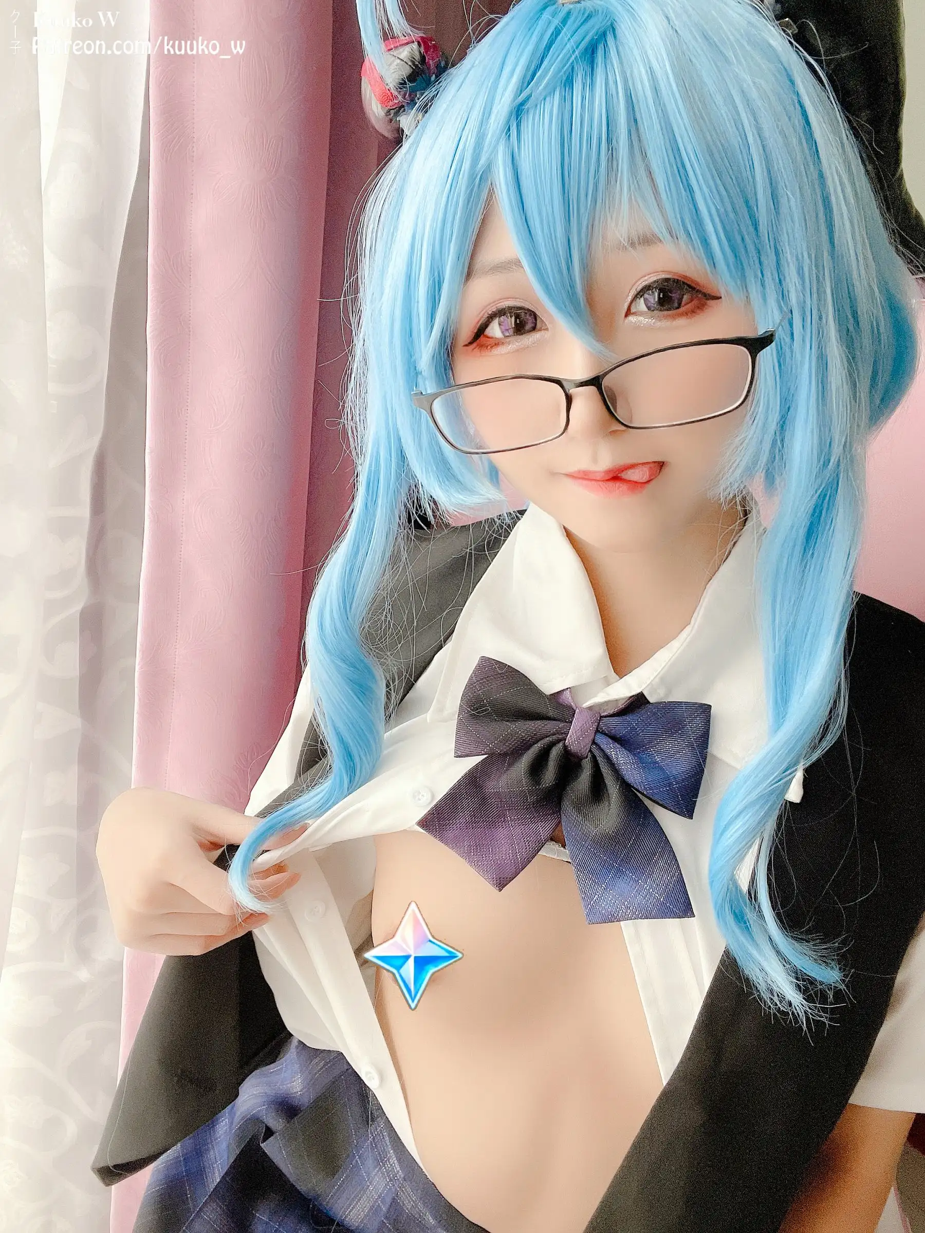 [Kuuko W] NO.067 Ganyu Pure Seifuku