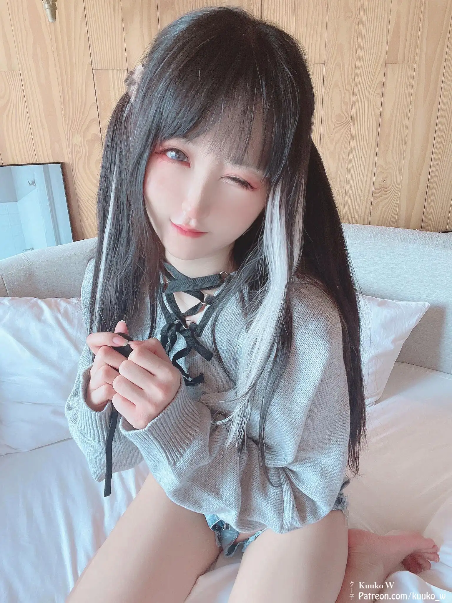 [Kuuko W] NO.121 short sweater