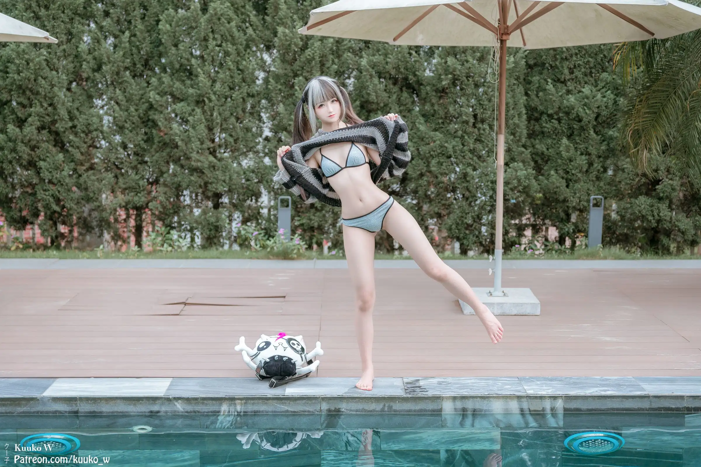 [Kuuko W] NO.171 Grey Bikini