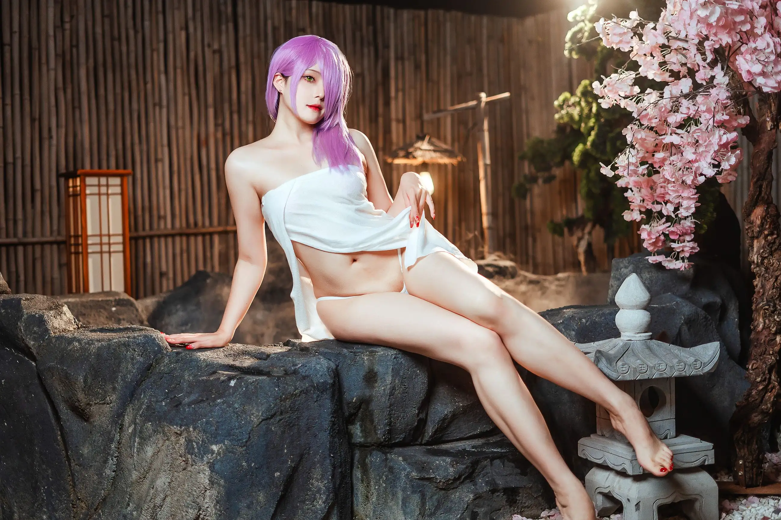 [Natsuko夏夏子] NO.030 碧蓝航线 里雅斯特温泉夜