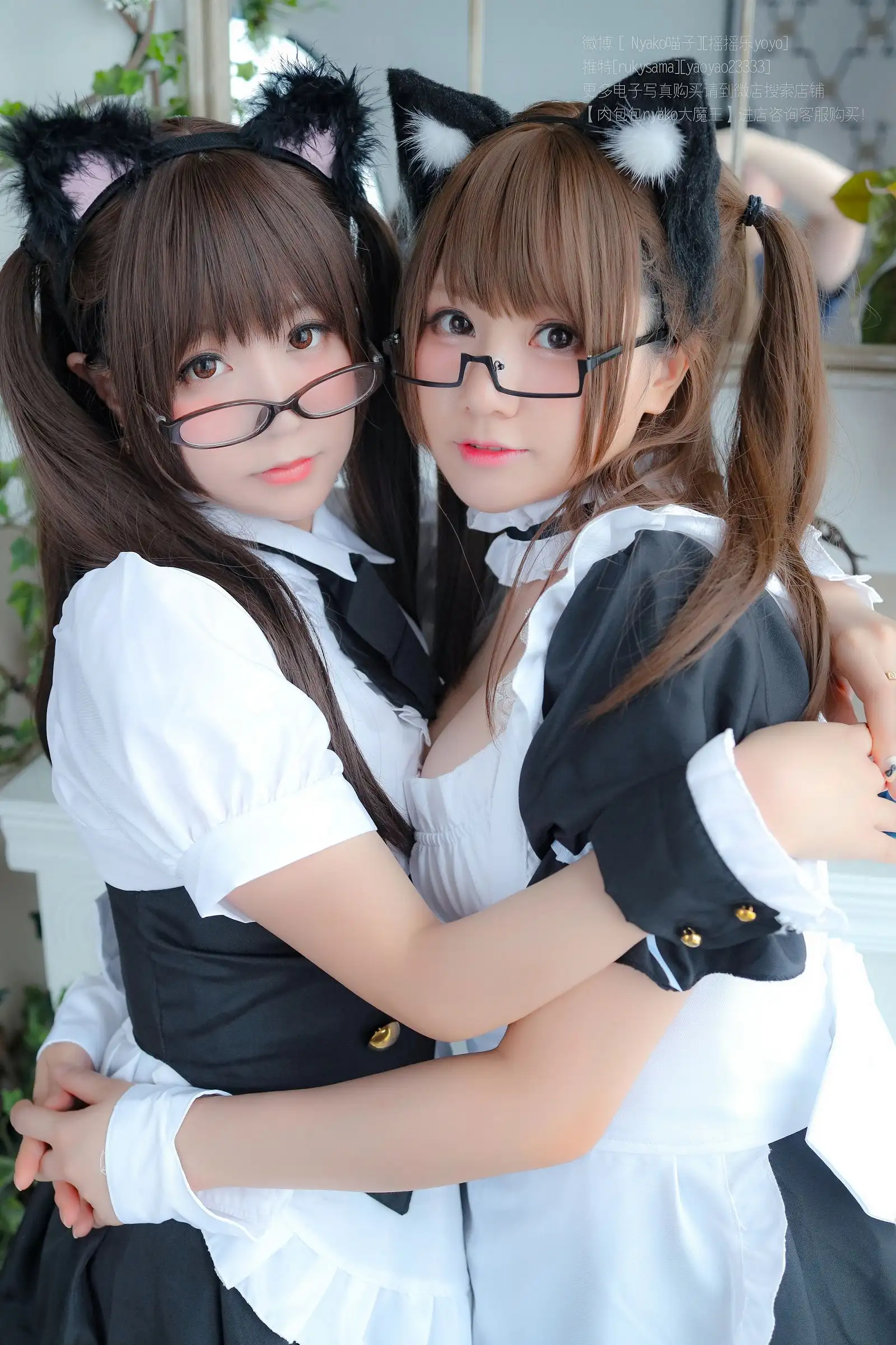 [Nyako喵子] NO.010 &摇摇乐 双人女仆