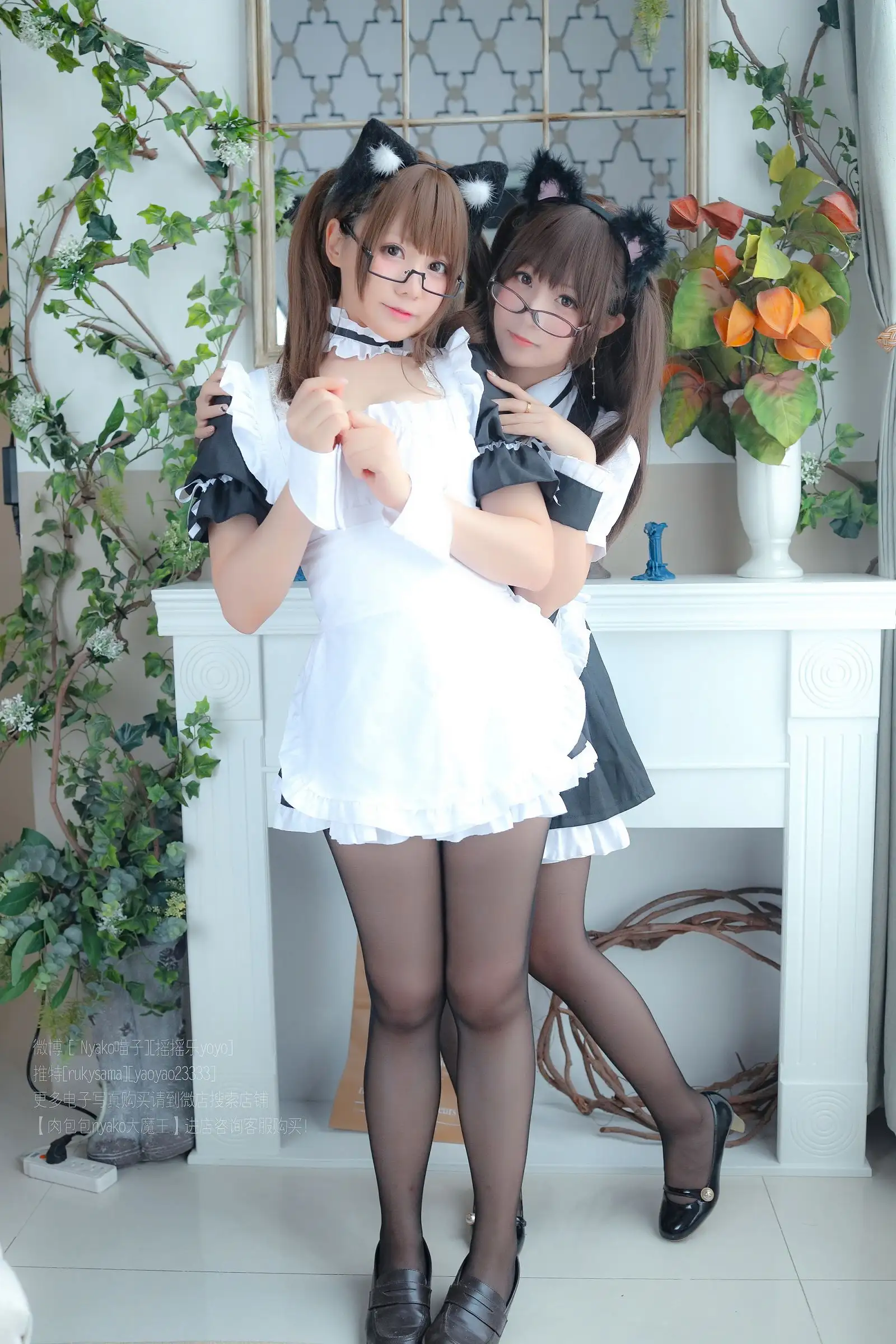 [Nyako喵子] NO.010 &摇摇乐 双人女仆