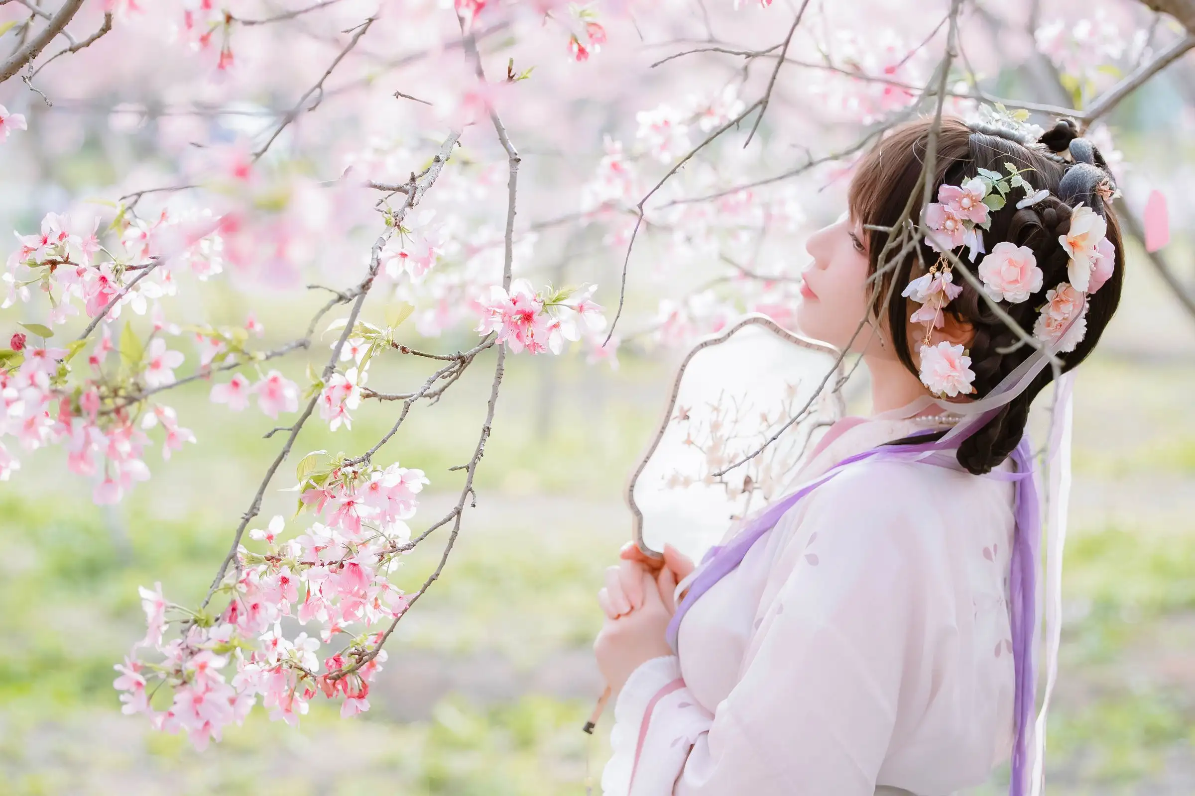 [Nyako喵子] NO.035 樱花汉服 花神祈愿