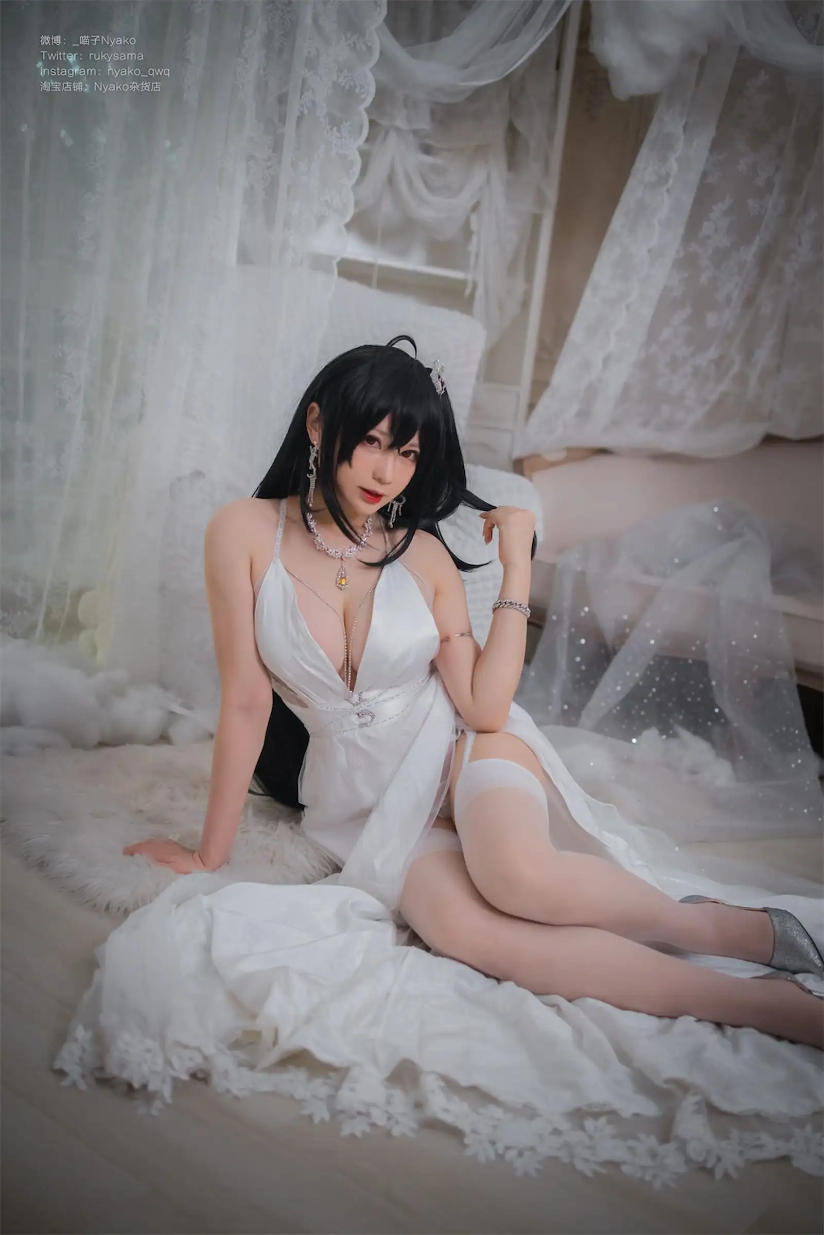[Nyako喵子] NO.042 大凤纯白婚纱