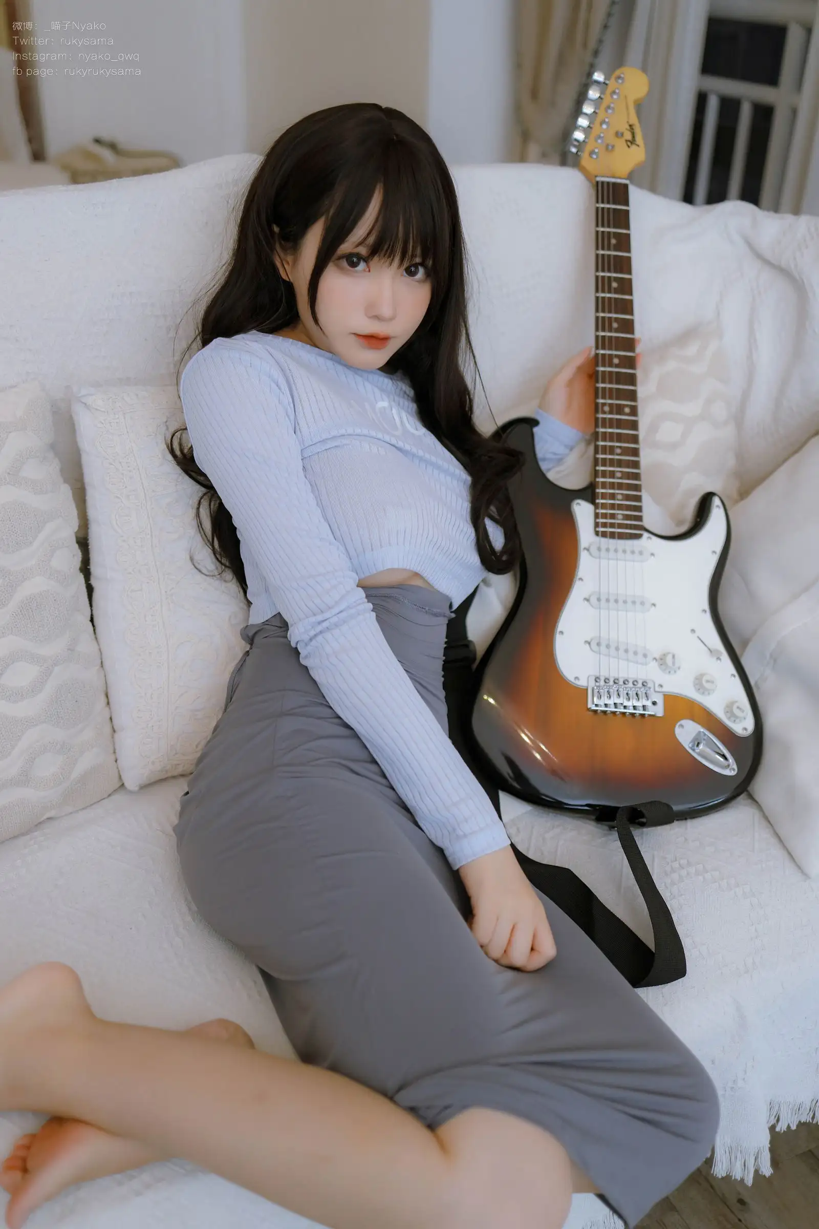 [Nyako喵子] NO.077 吉他妹妹 连衣裙