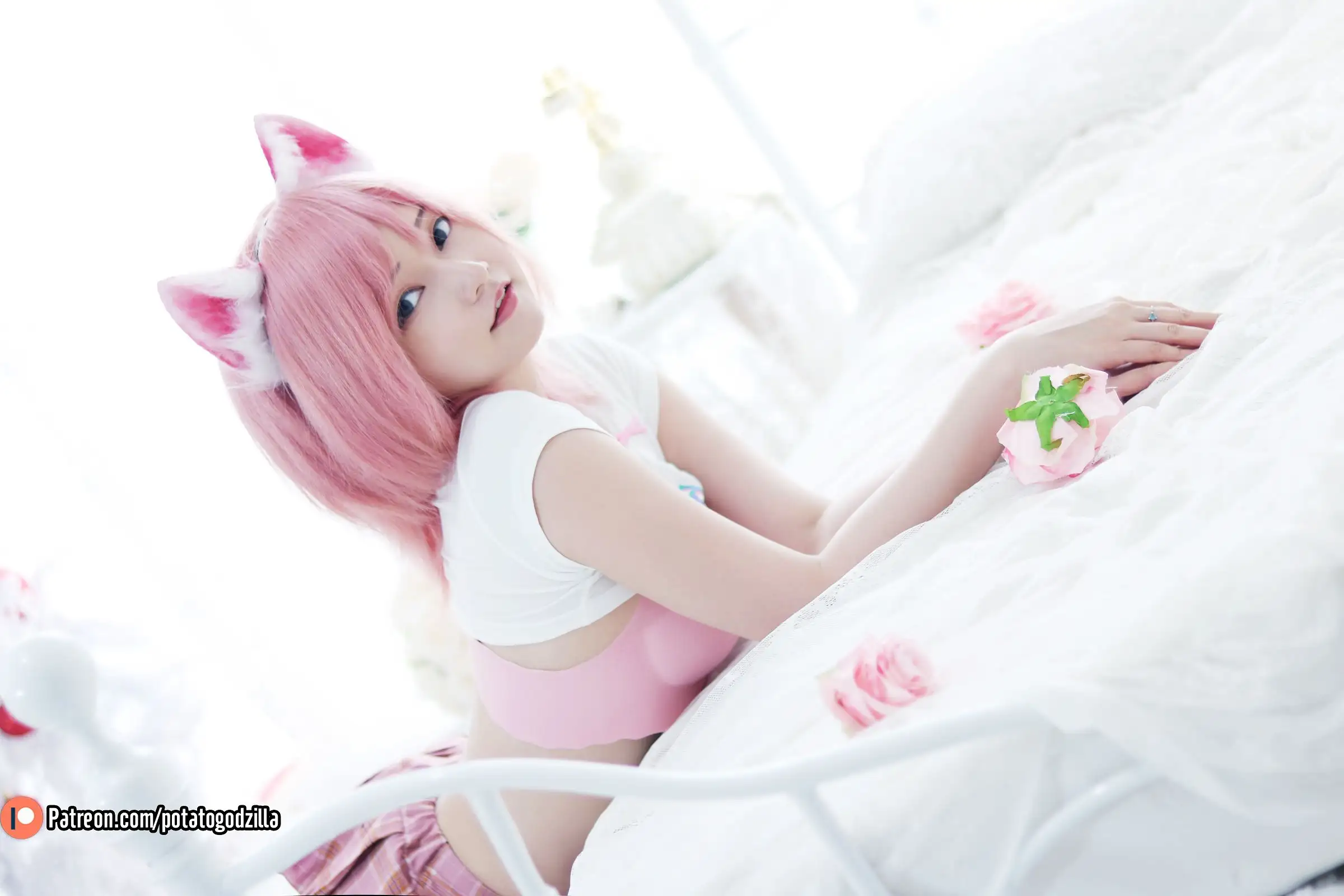 [Potato Godzilla] NO.020 Pink Casual