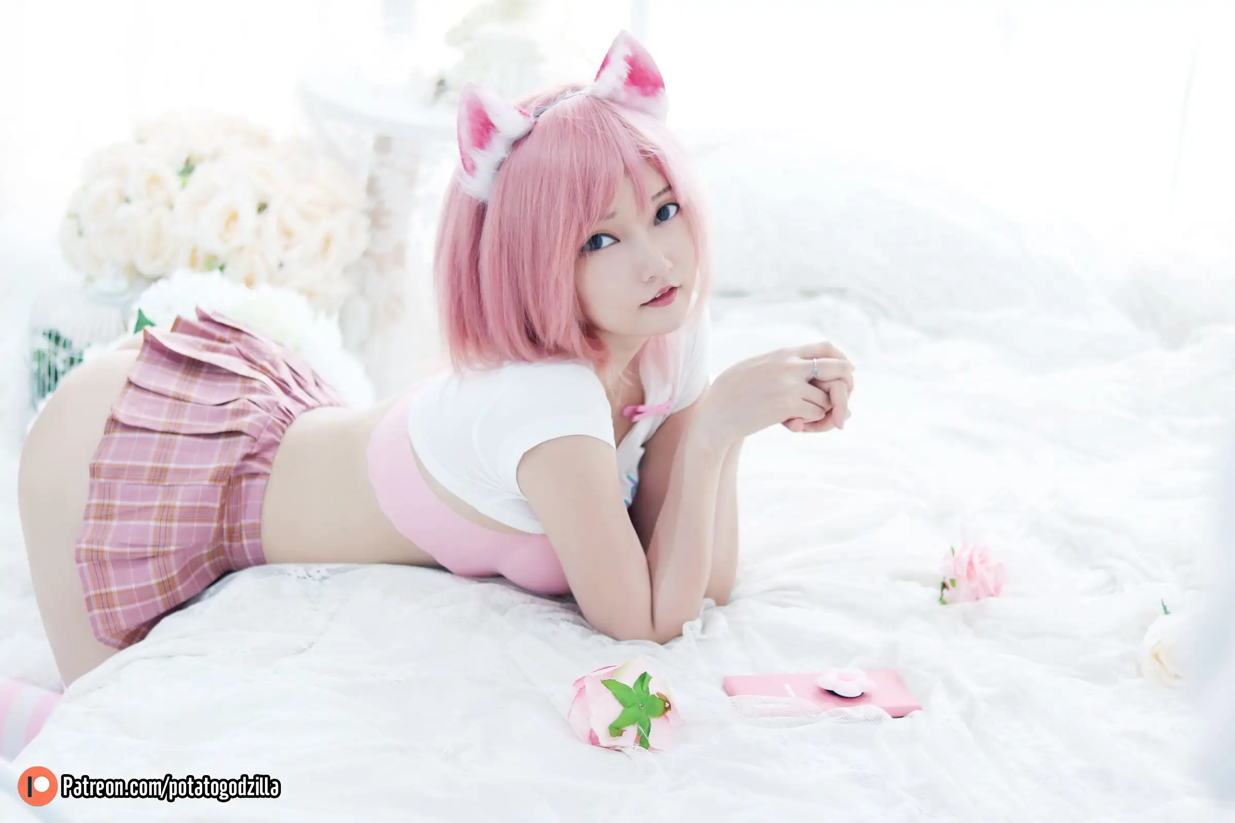 [Potato Godzilla] NO.020 Pink Casual
