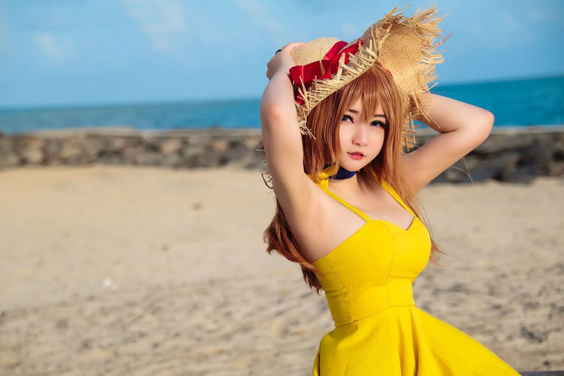 [Potato Godzilla] NO.060 Asuka Yellow Dress