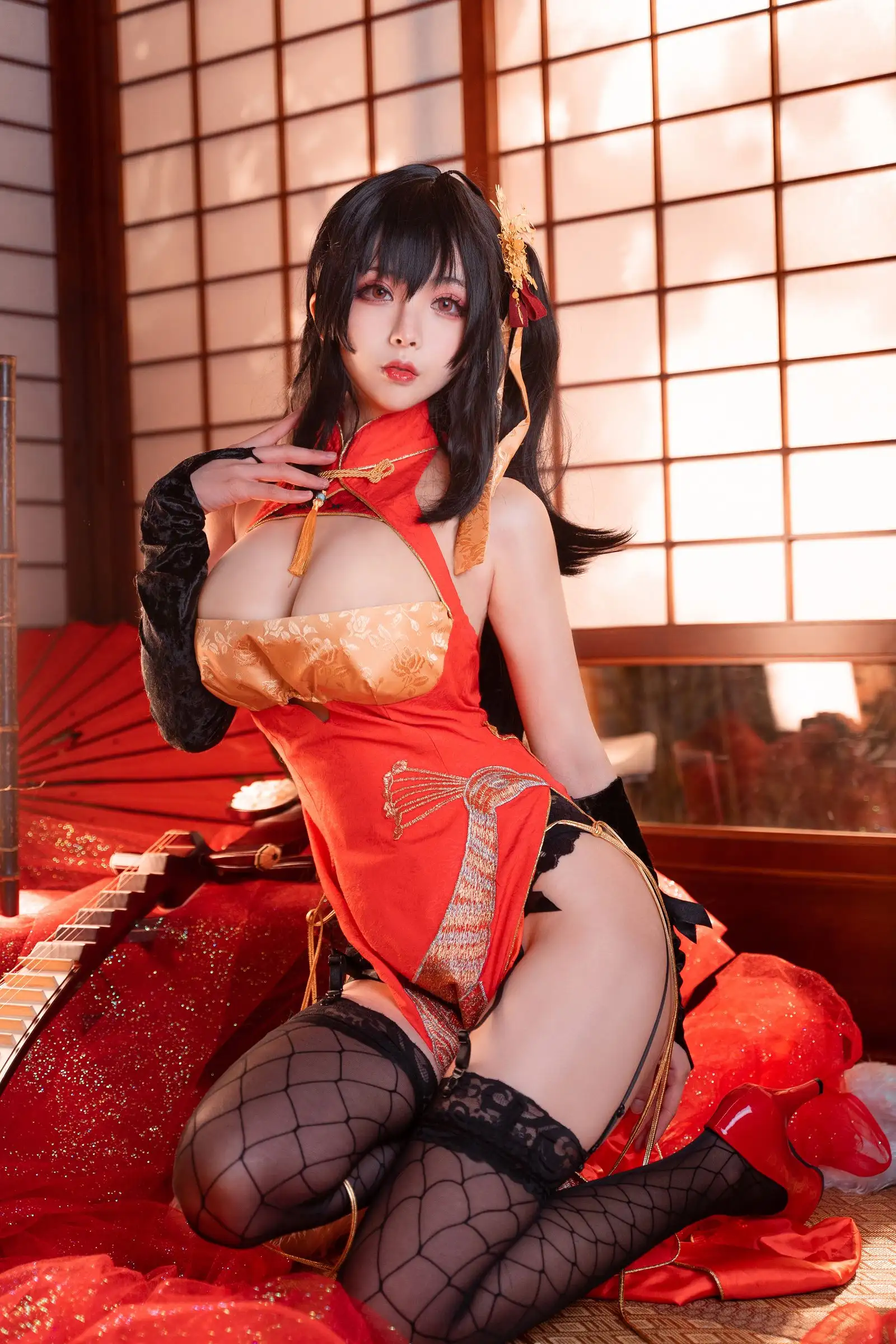 [rioko凉凉子] NO.033 大凤旗袍