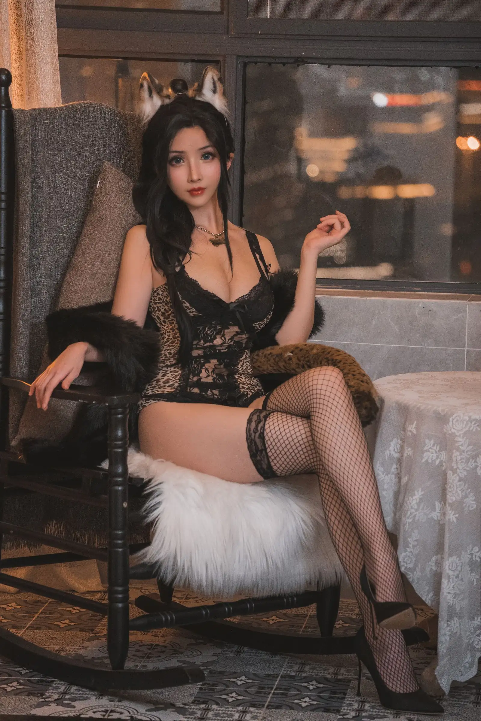 [rioko凉凉子] NO.060 豹子女士的秘密约会