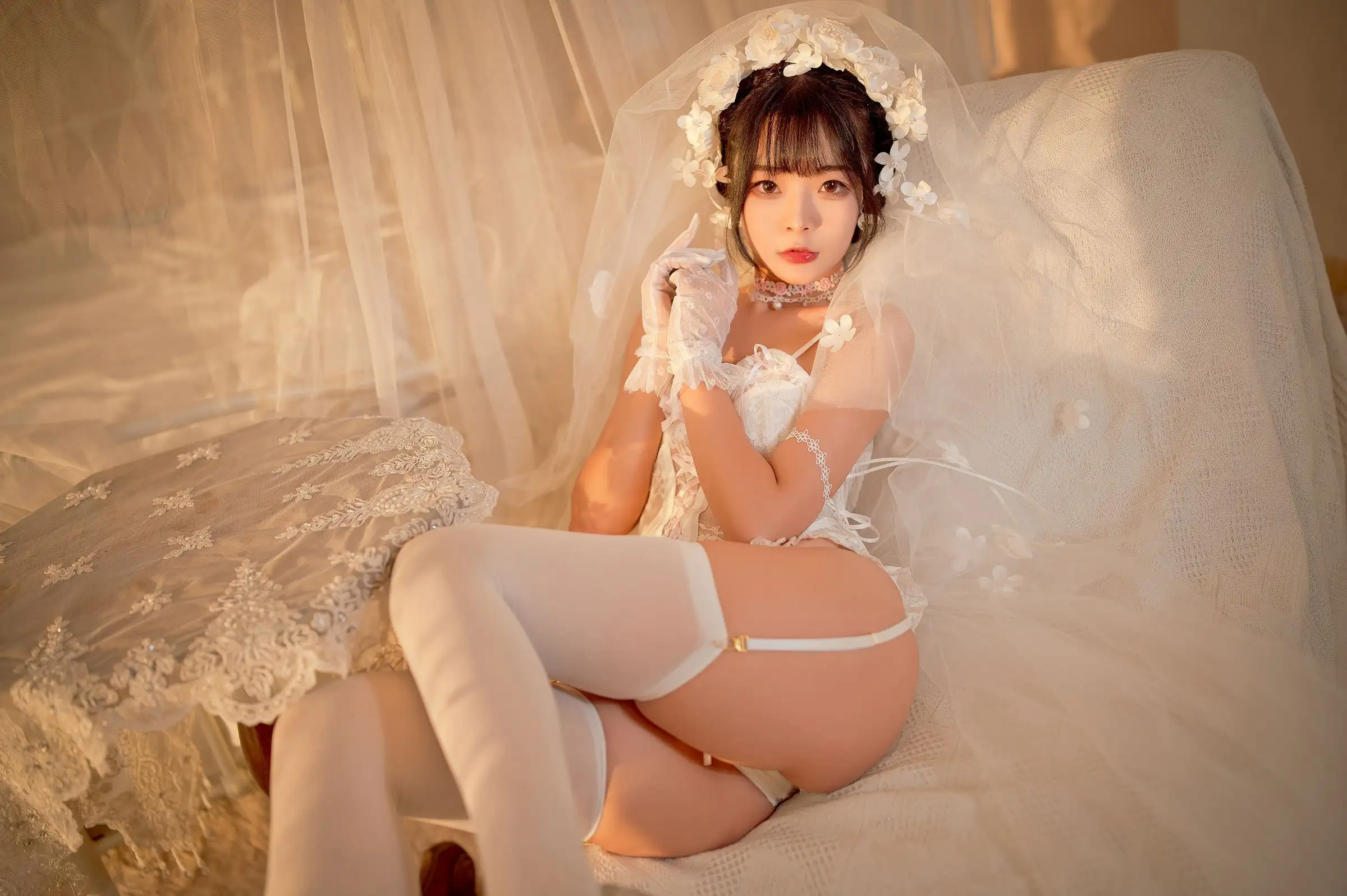 [yuuhui玉汇] NO.004 纯白花嫁