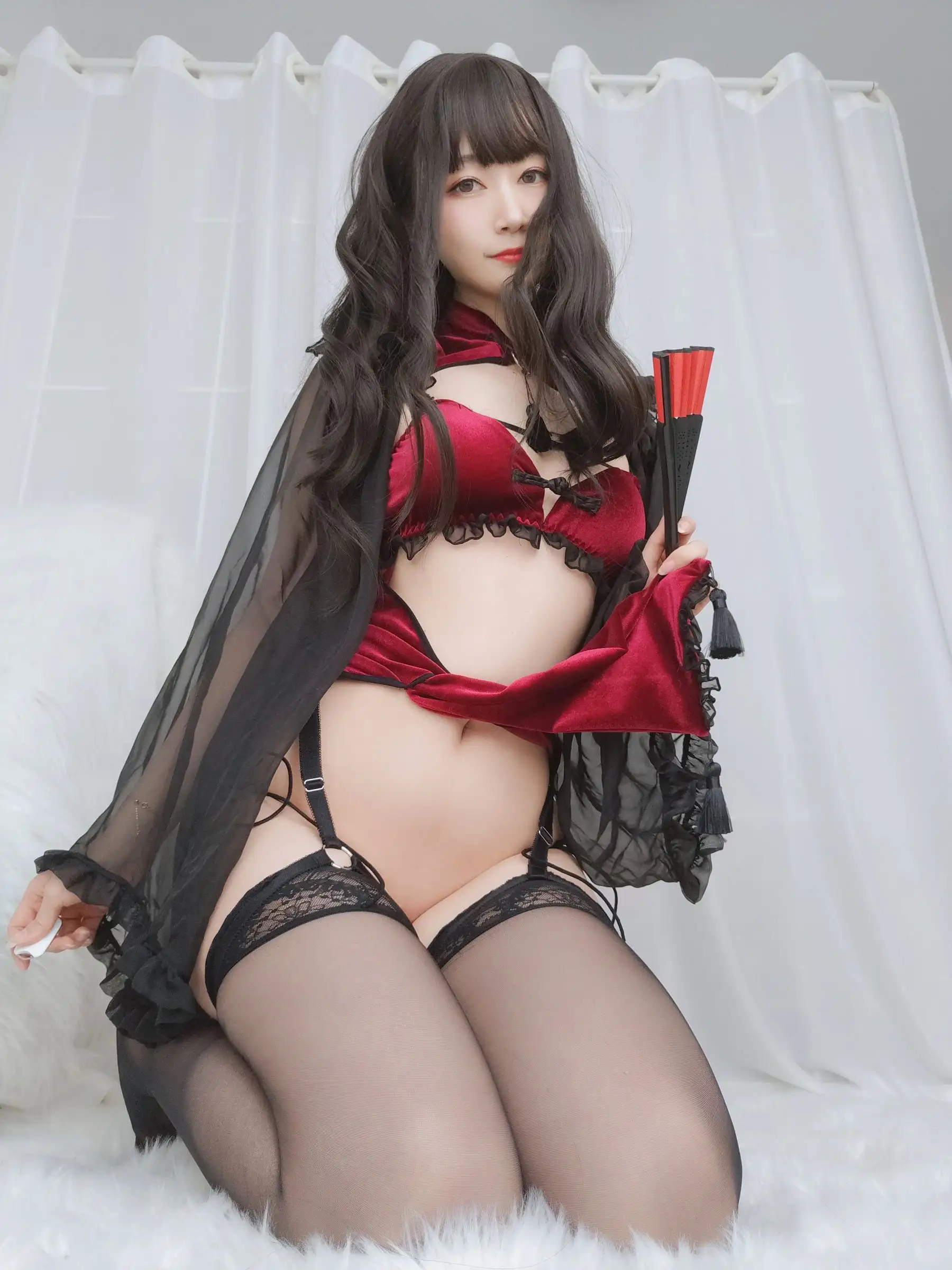 [白银81] NO.040 红丝绒旗袍