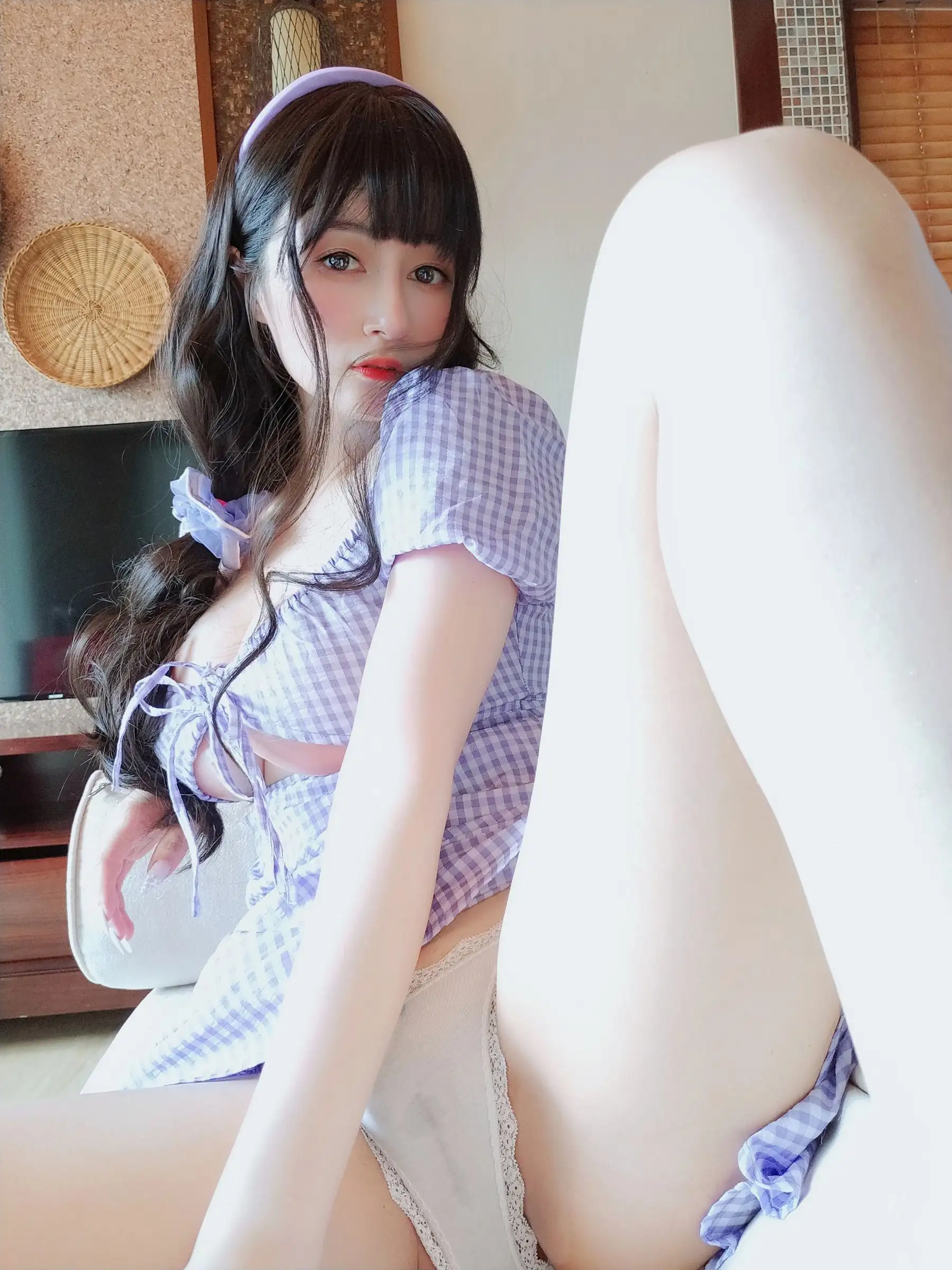 [白银81] NO.100 夏日的格子连衣裙