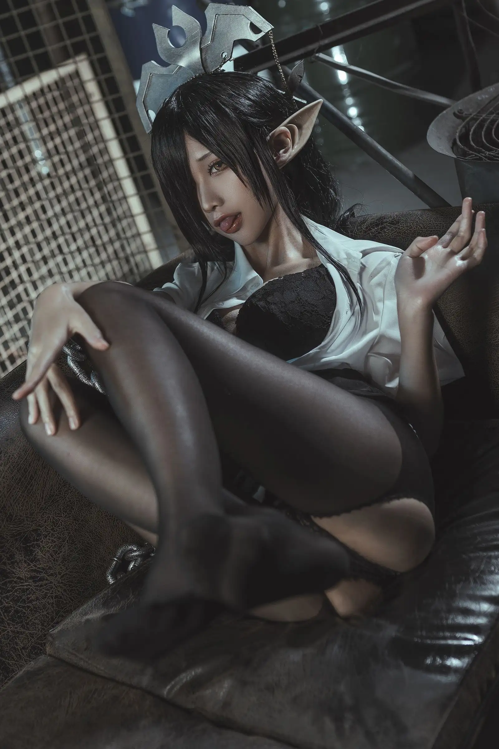 [蠢沫沫] NO.117 黑兽 女王 ol制服