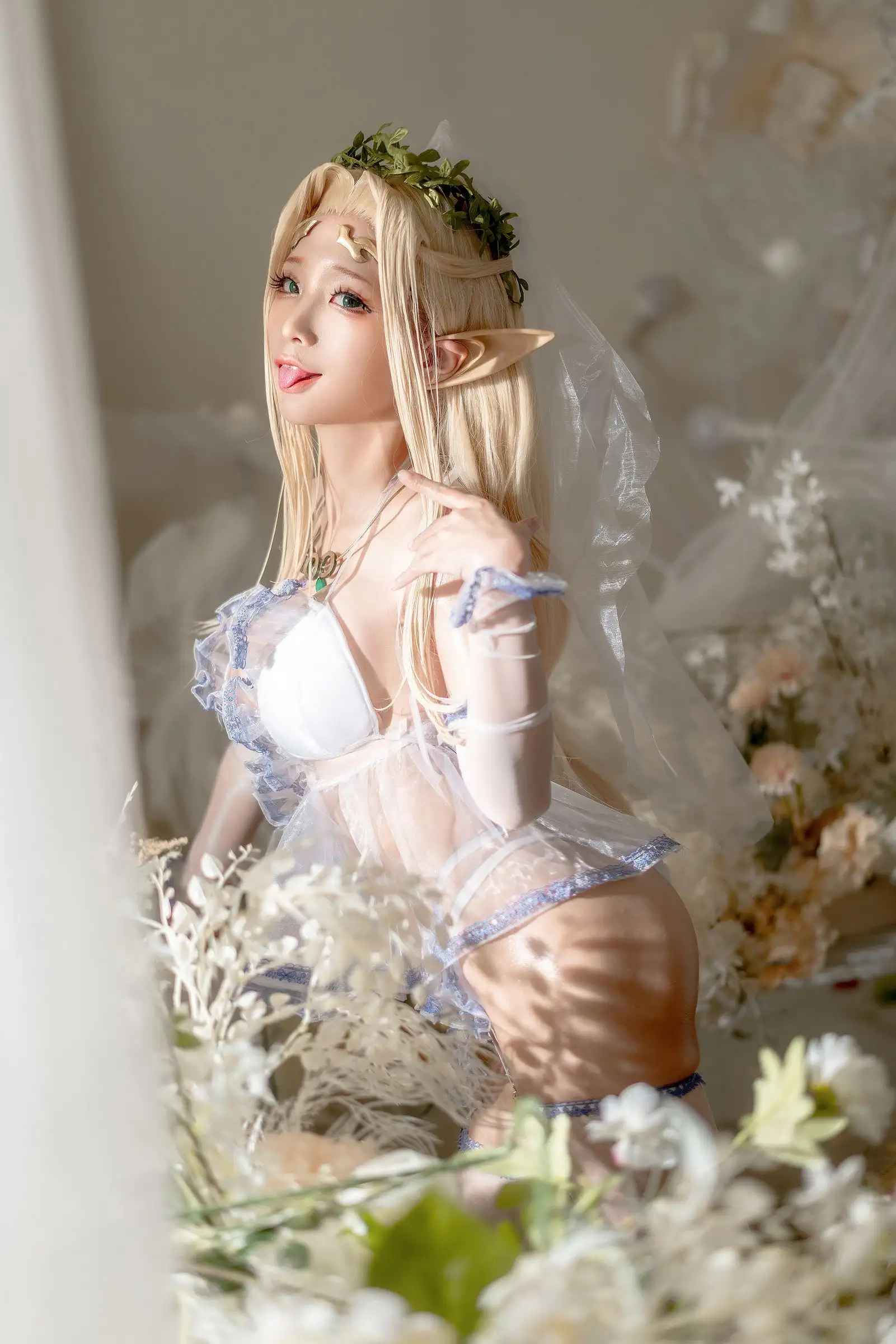 [蠢沫沫] NO.114 白精灵-婚纱