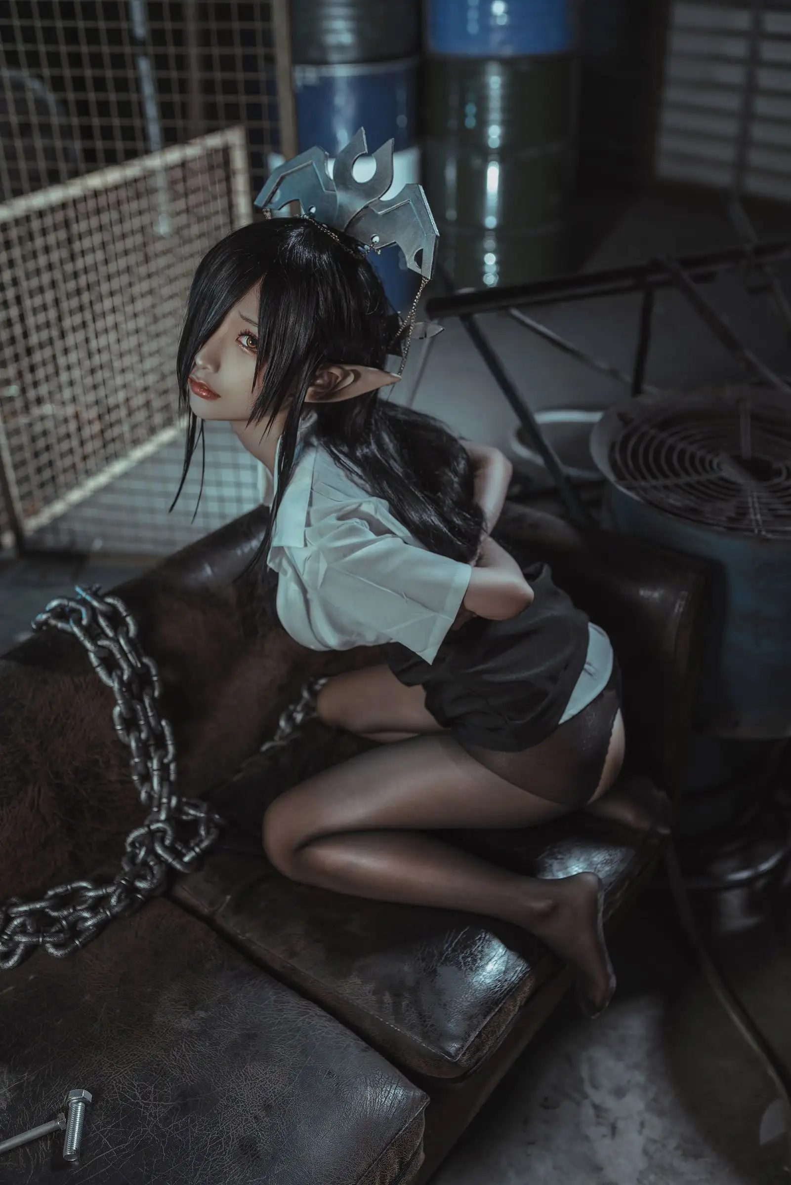 [蠢沫沫] NO.117 黑兽 女王 ol制服