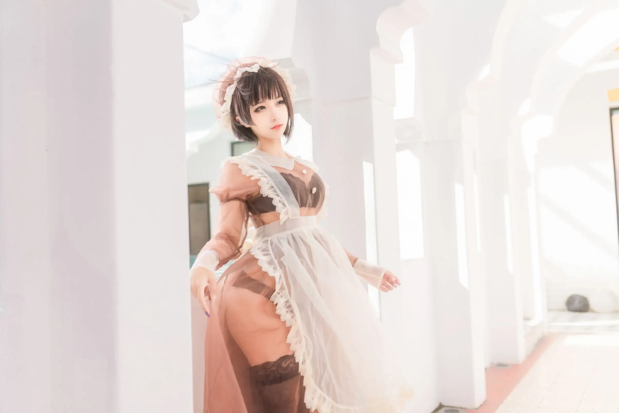 [蠢沫沫] NO.172 沫沫真爱版 纱-室外女仆