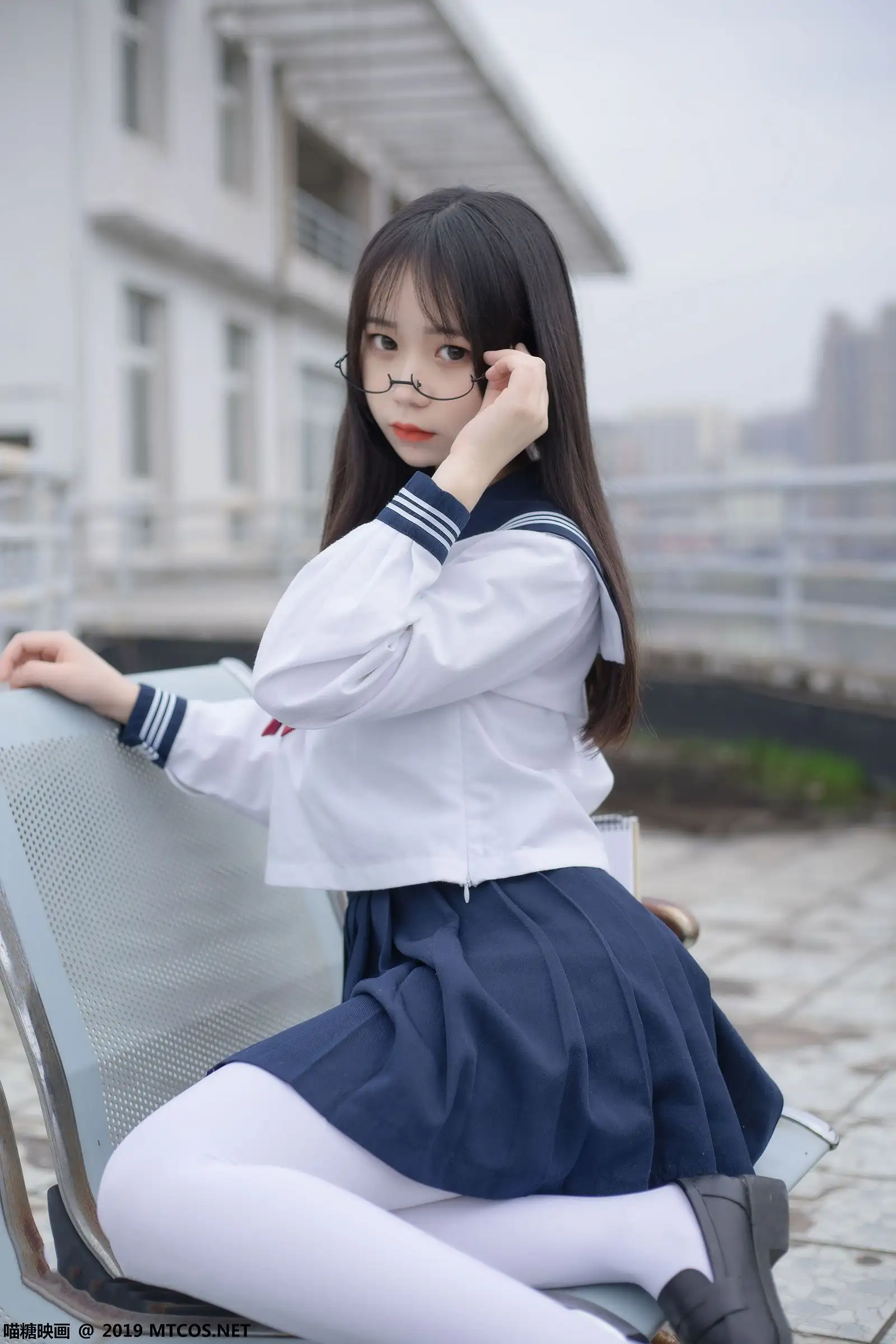 [喵糖映画] VOL.067 半度度度喵 喵喵的白丝水手服