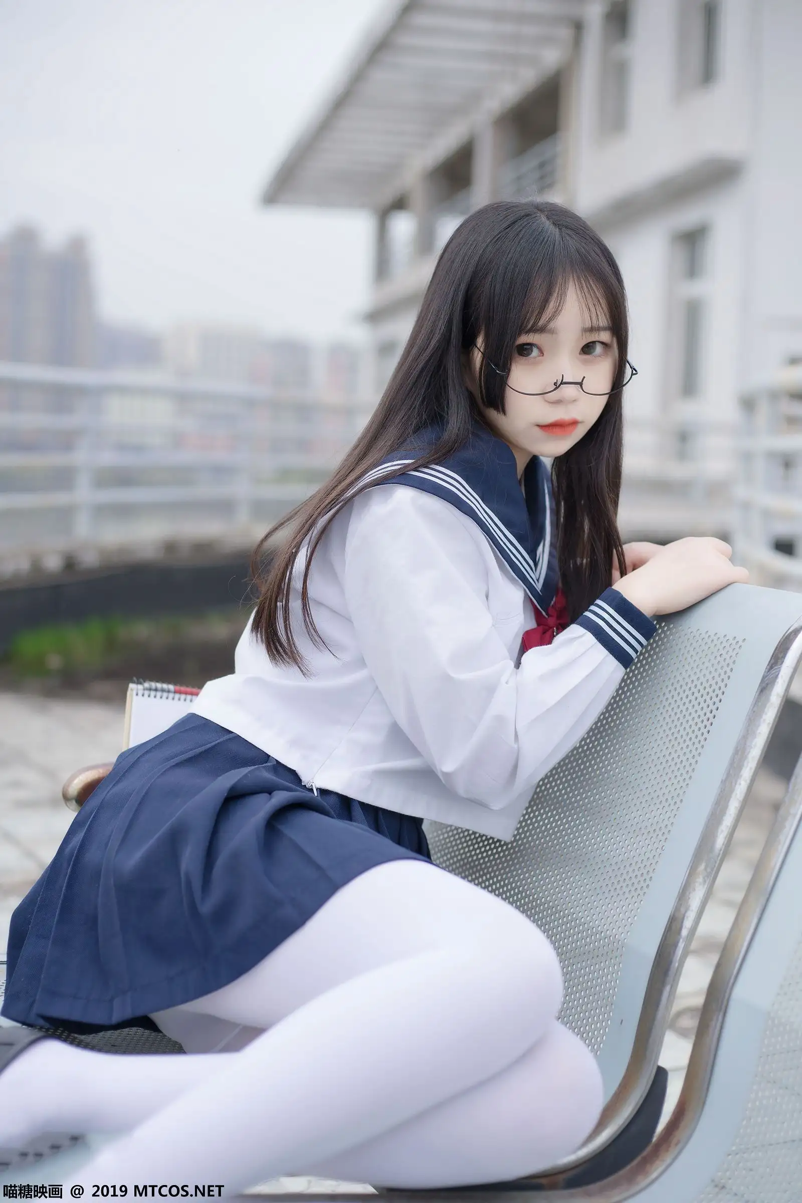 [喵糖映画] VOL.067 半度度度喵 喵喵的白丝水手服
