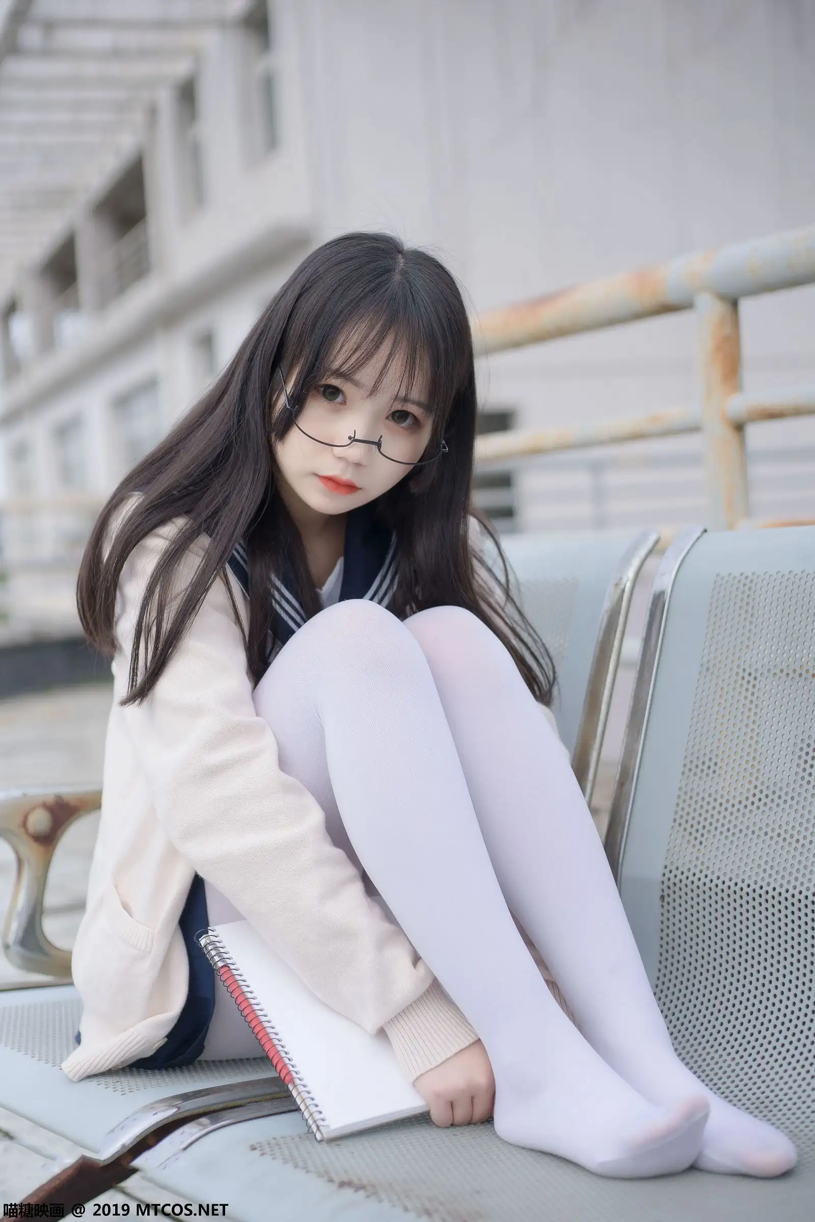 [喵糖映画] VOL.067 半度度度喵 喵喵的白丝水手服