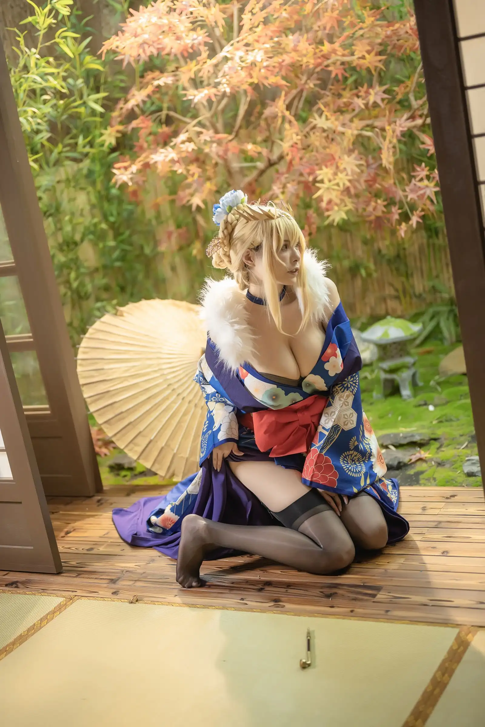 [秋和柯基] NO.055 白枪呆 同人和服