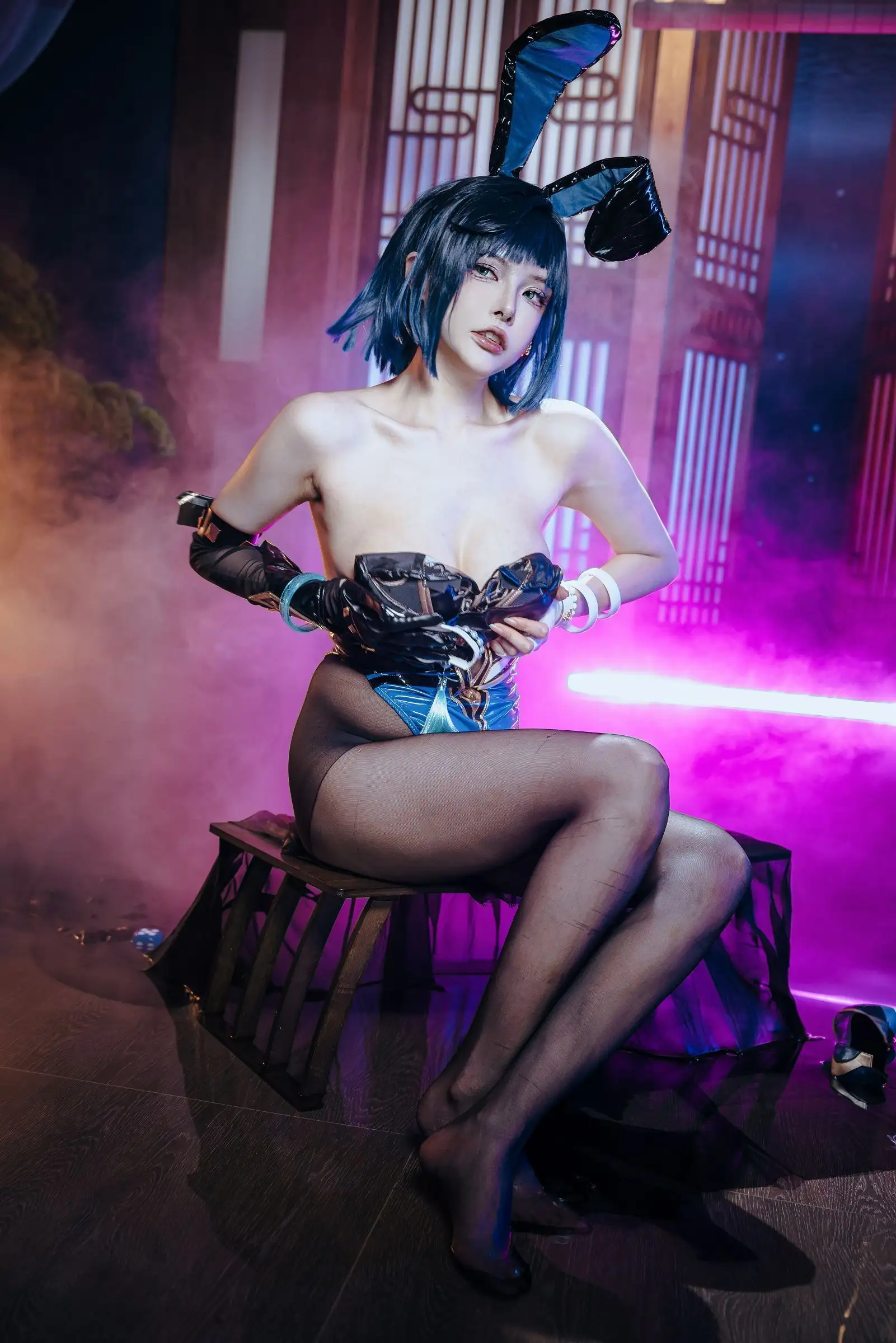 [秋和柯基] NO.116 夜兰 兔女郎