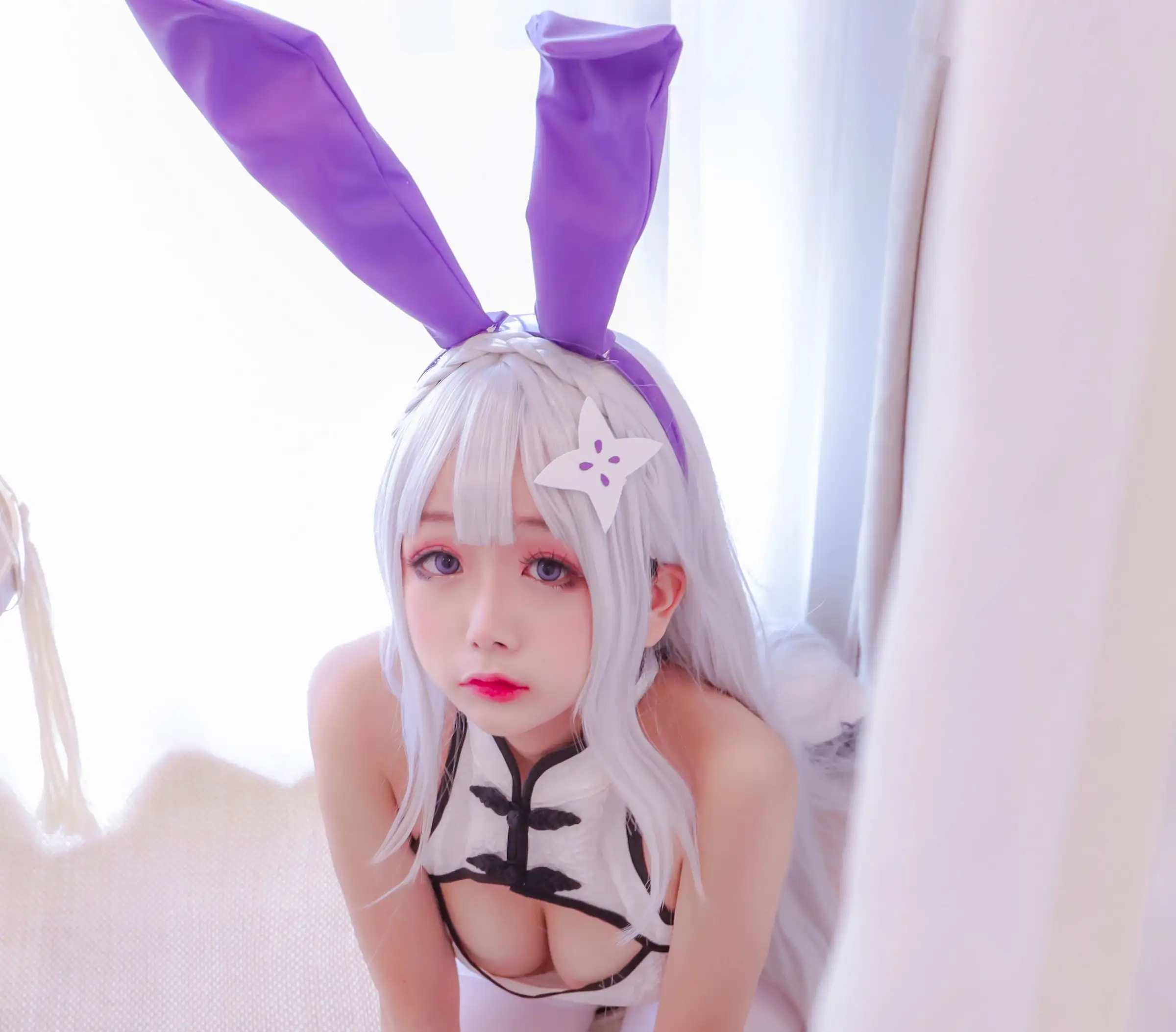 [日奈娇] NO.007 白旗袍
