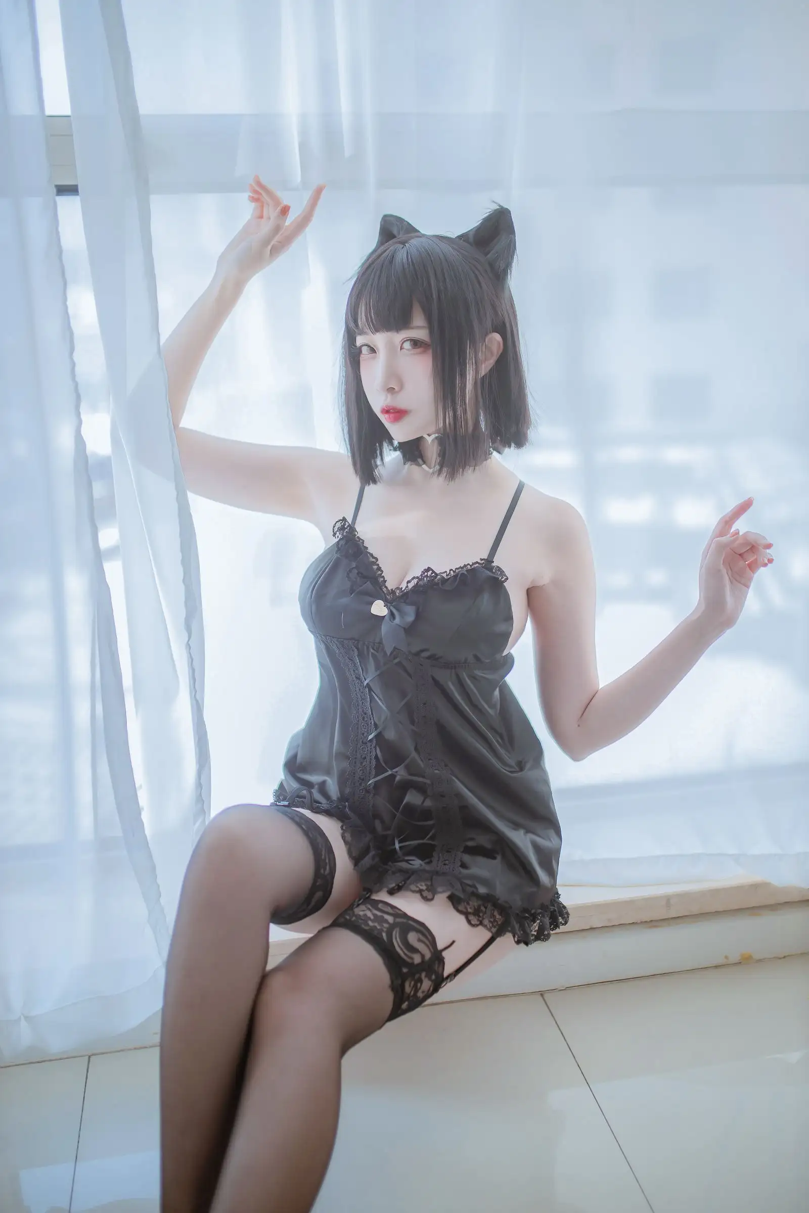 [日奈娇] NO.013 私房双人猫耳