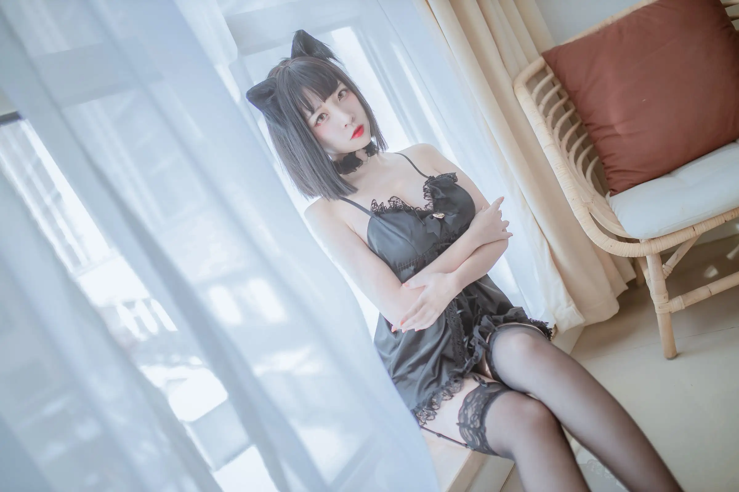 [日奈娇] NO.013 私房双人猫耳
