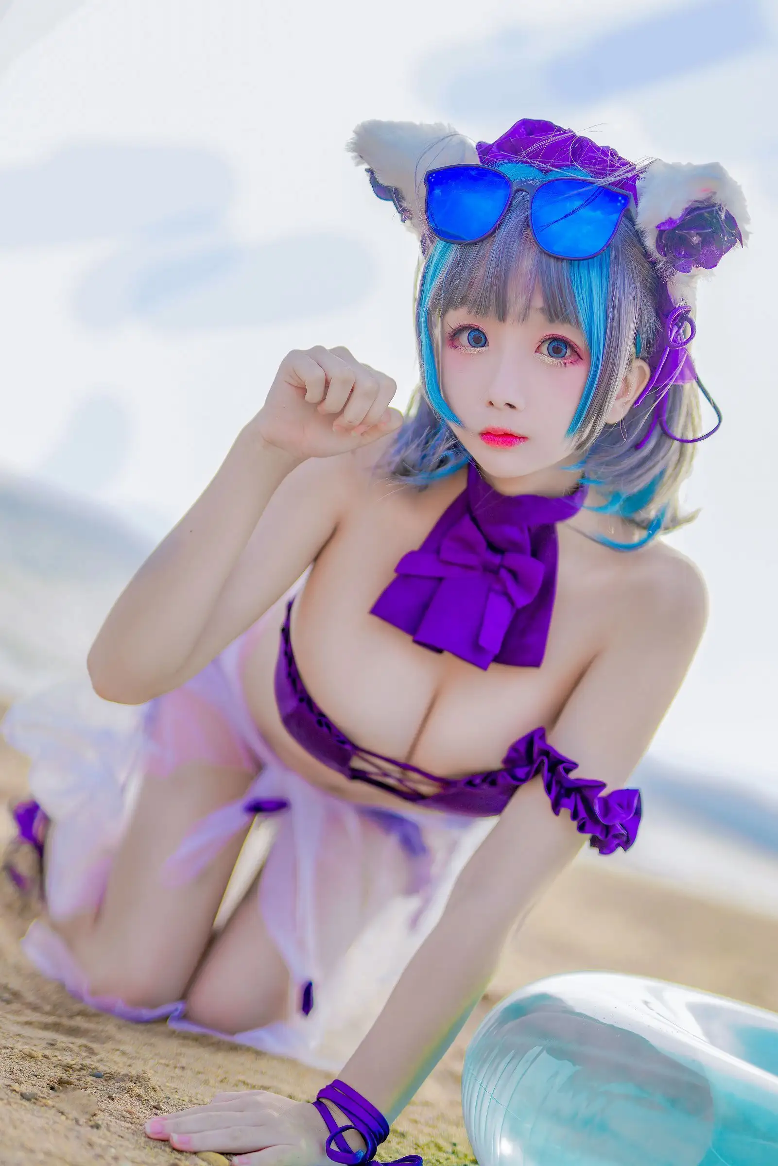 [日奈娇] NO.024 柴郡猫泳装