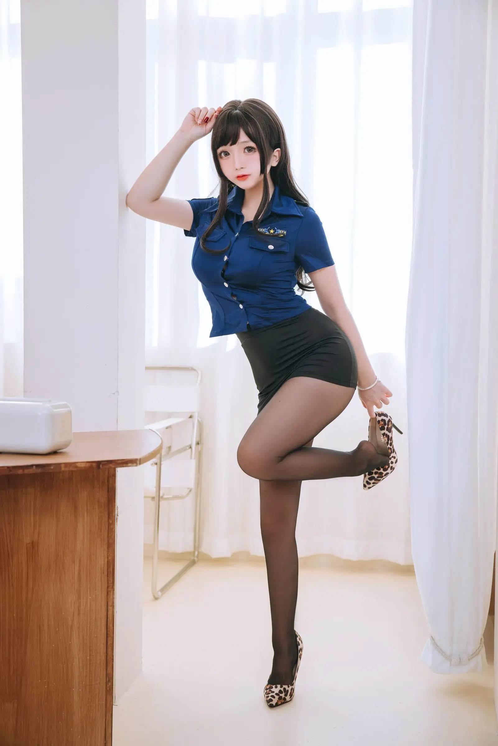 [日奈娇] NO.038 豹纹女警