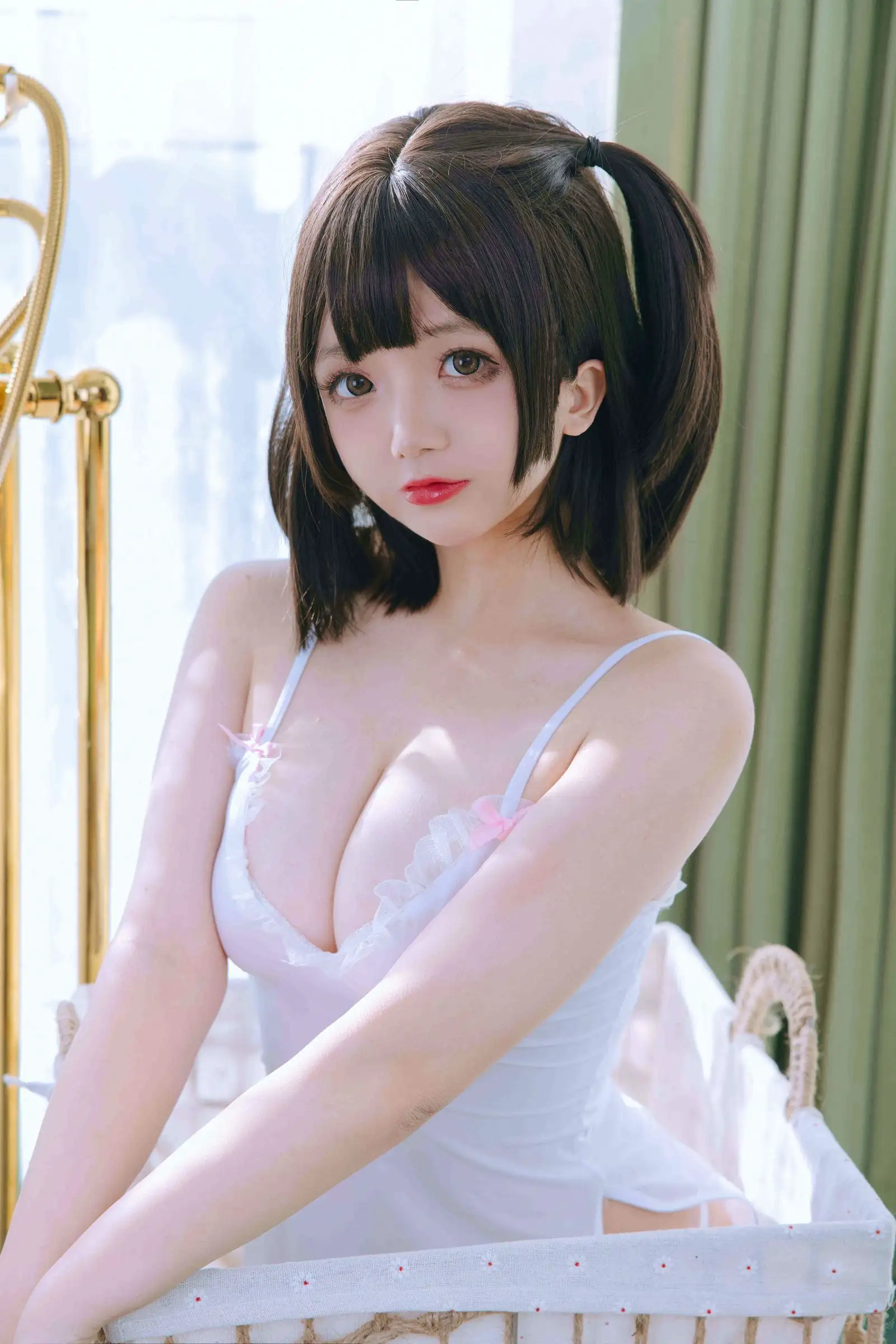 [日奈娇] NO.043 湿身小白裙