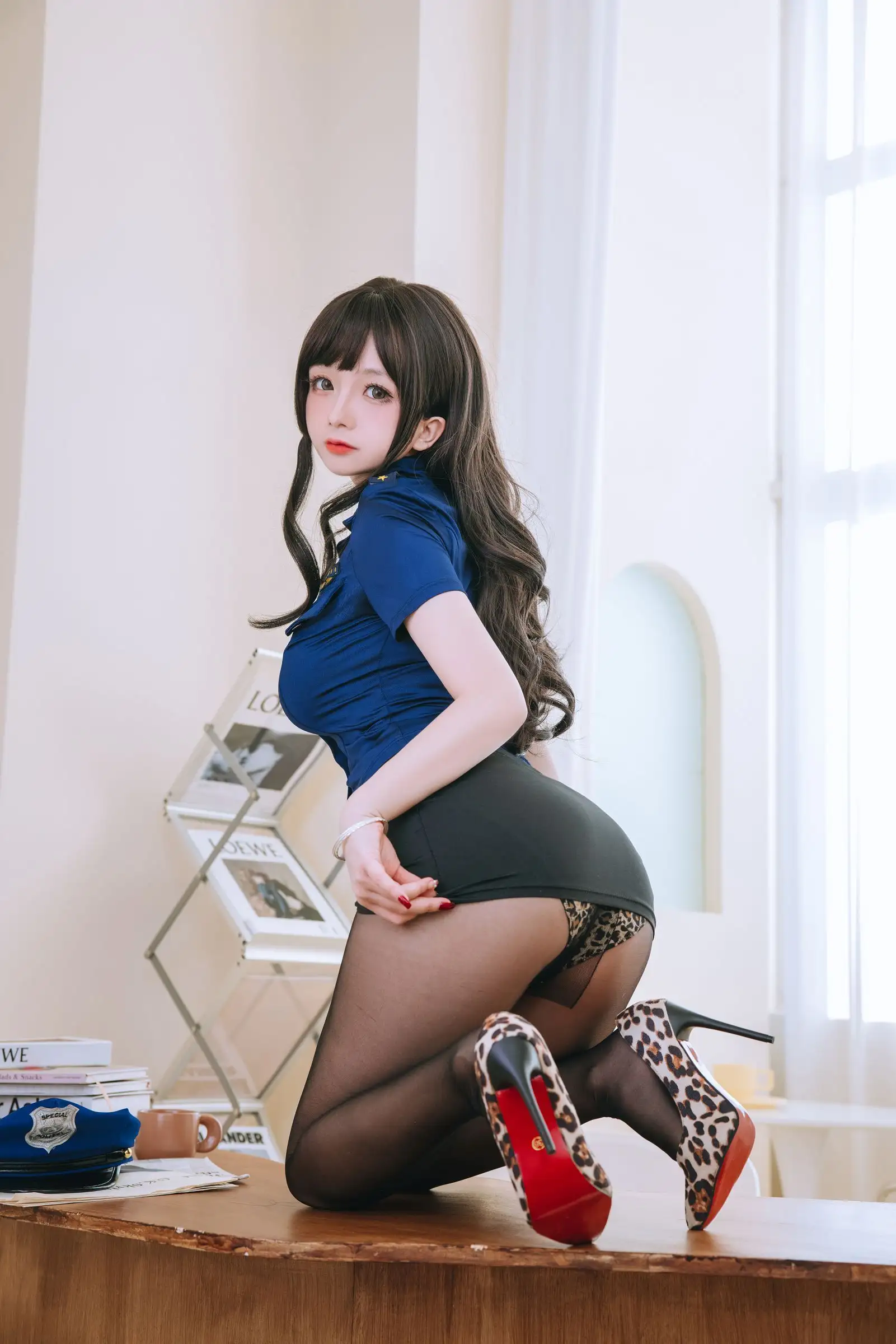 [日奈娇] NO.038 豹纹女警