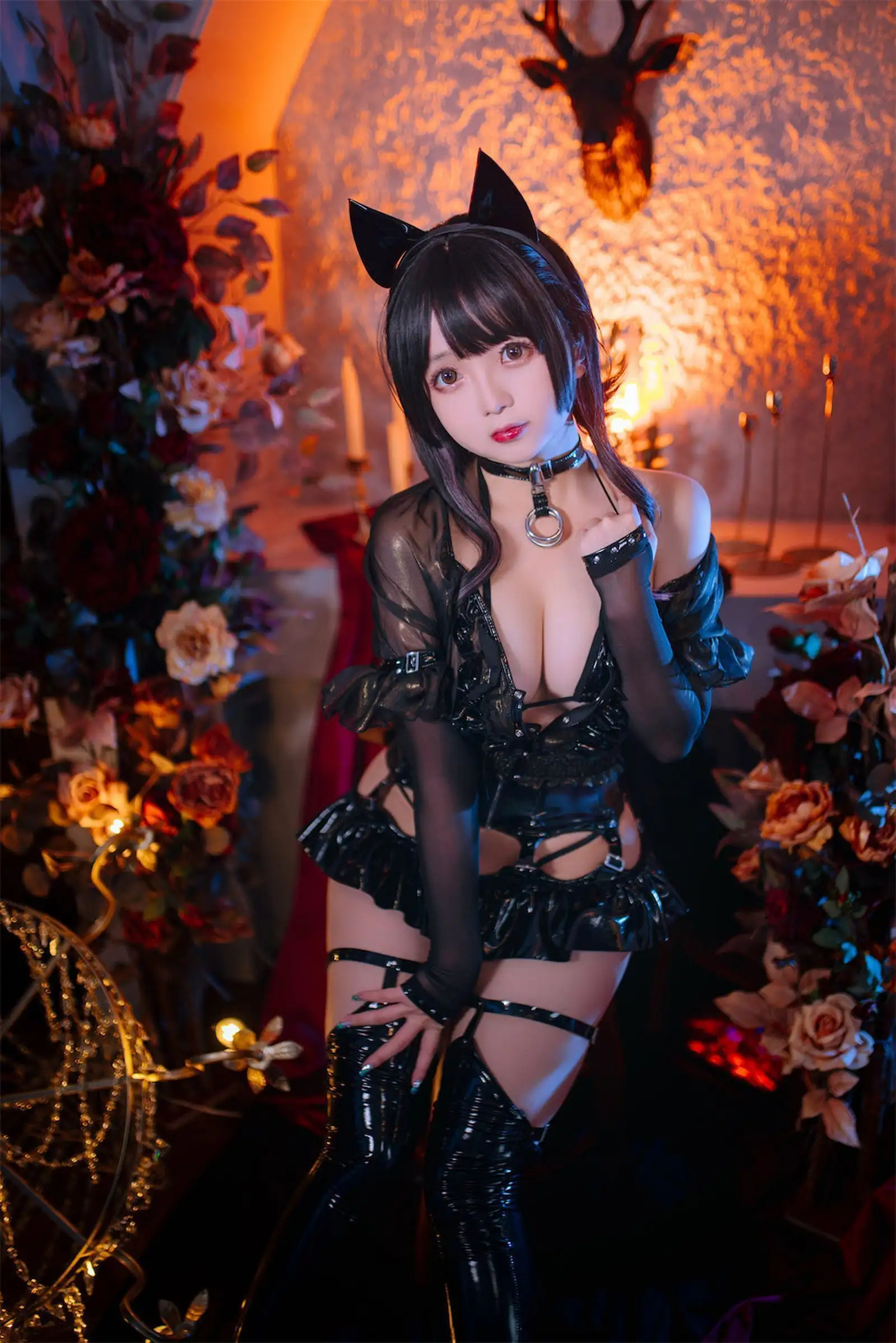 [日奈娇] NO.072 皮衣系列 猫猫领域
