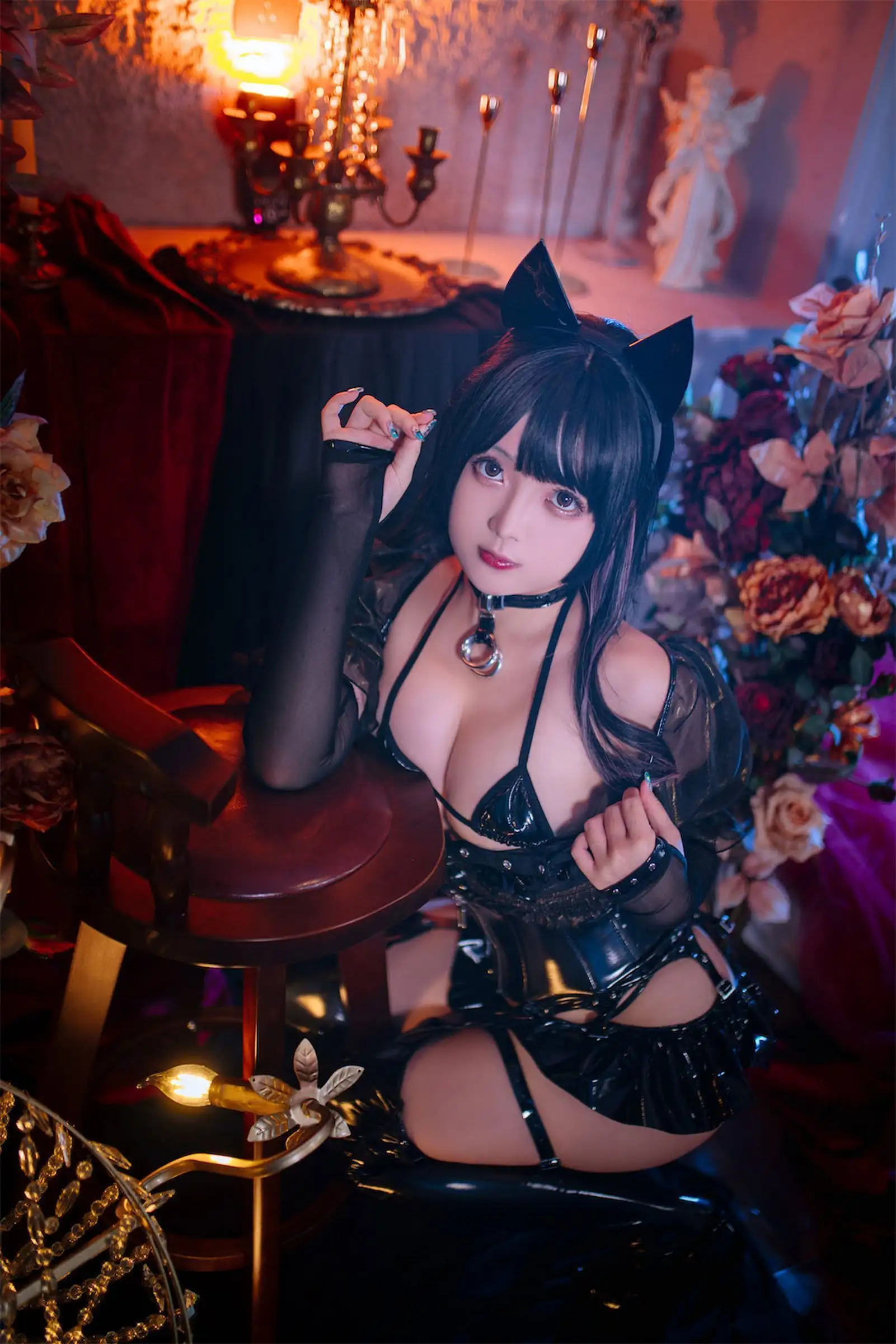 [日奈娇] NO.072 皮衣系列 猫猫领域