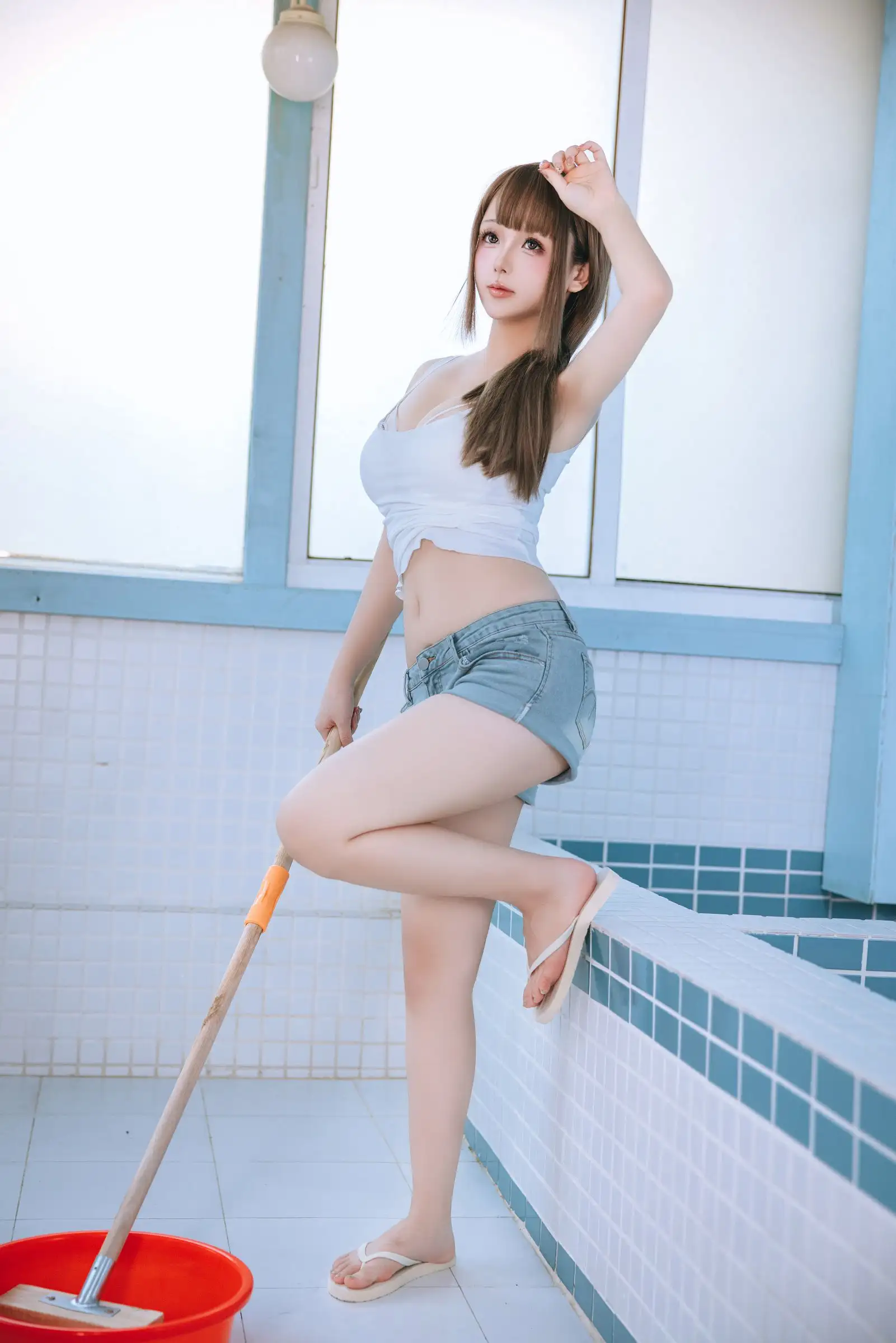 [日奈娇] NO.221 男浴室保洁员