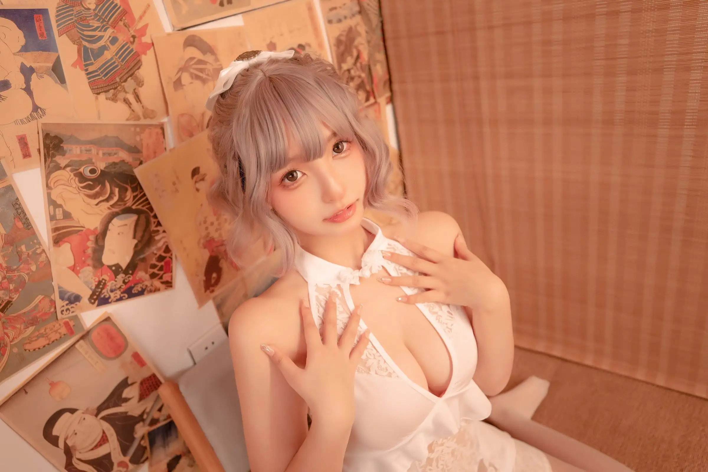 [神楽坂真冬] NO.099 白旗袍
