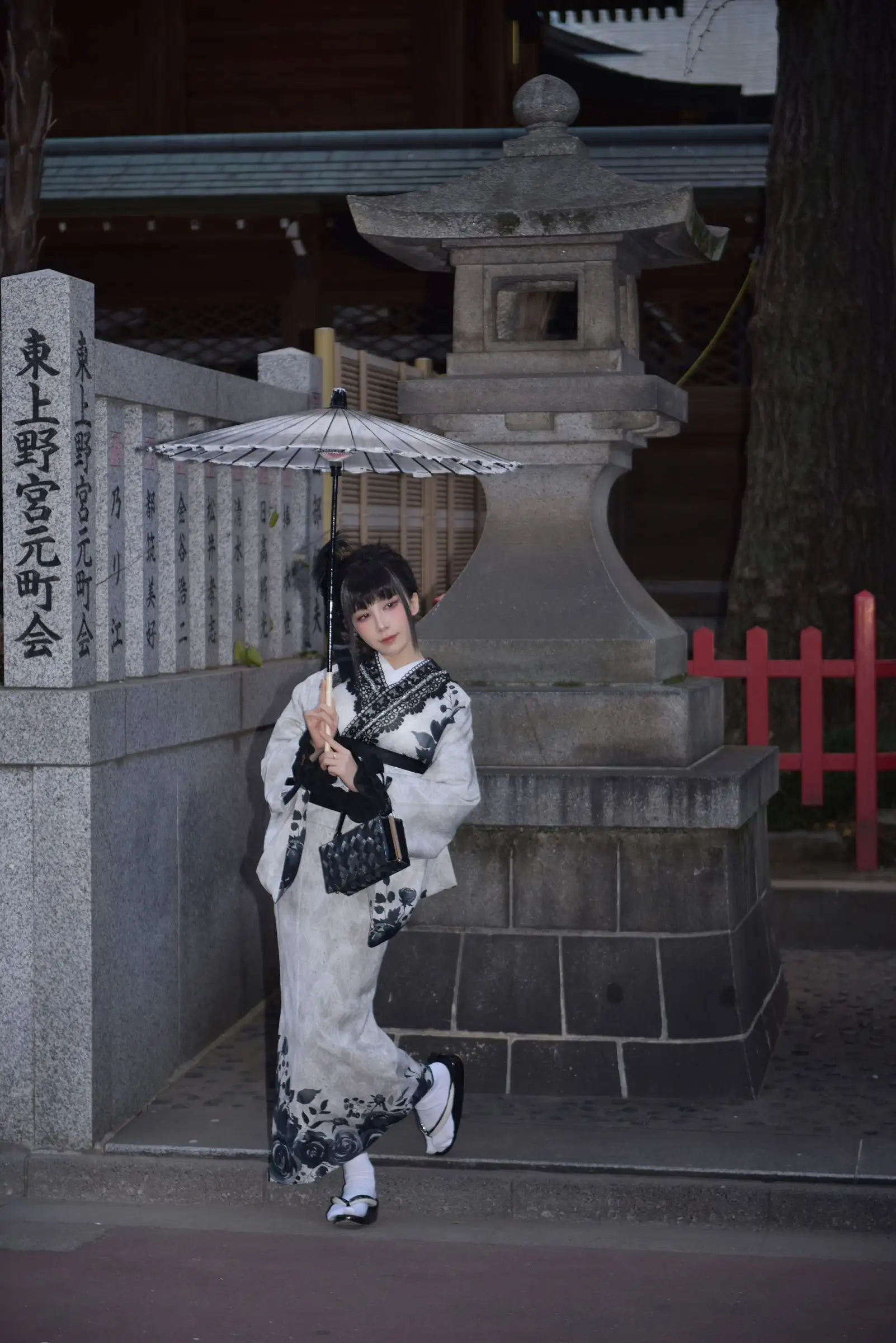 [水淼Aqua] NO.225 Black Lace Kimono