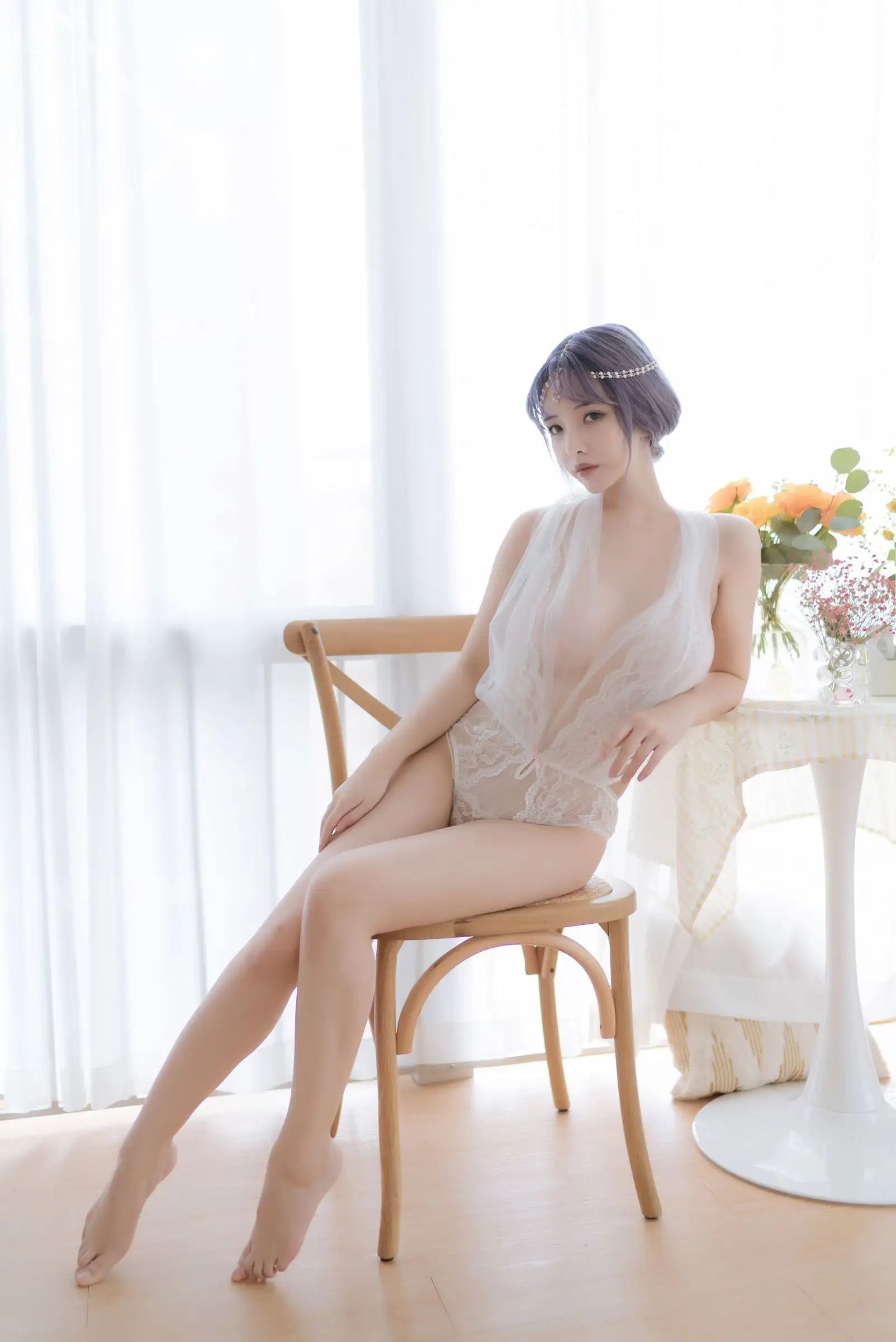 [雯妹不讲道理] NO.050 白色希腊