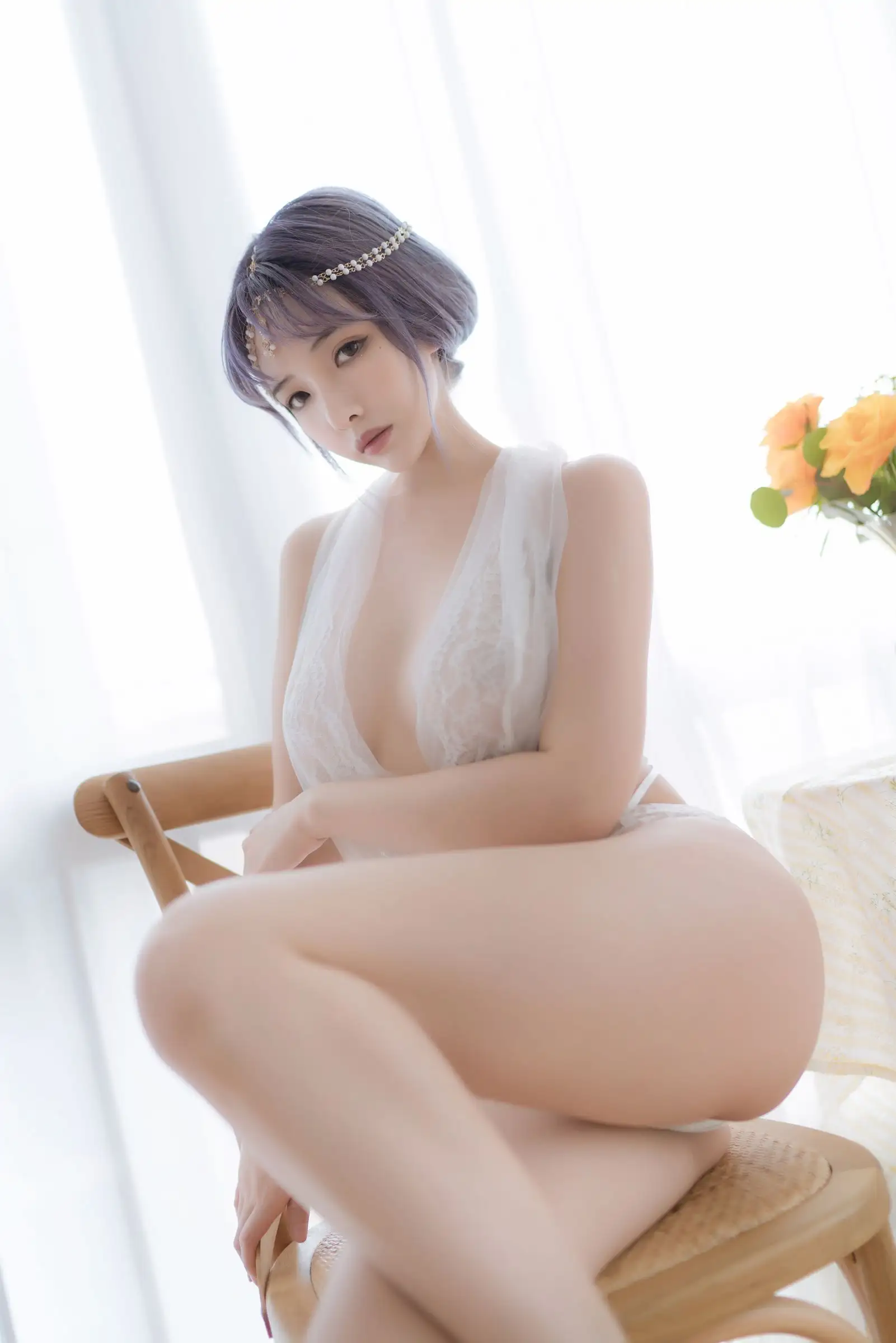 [雯妹不讲道理] NO.050 白色希腊