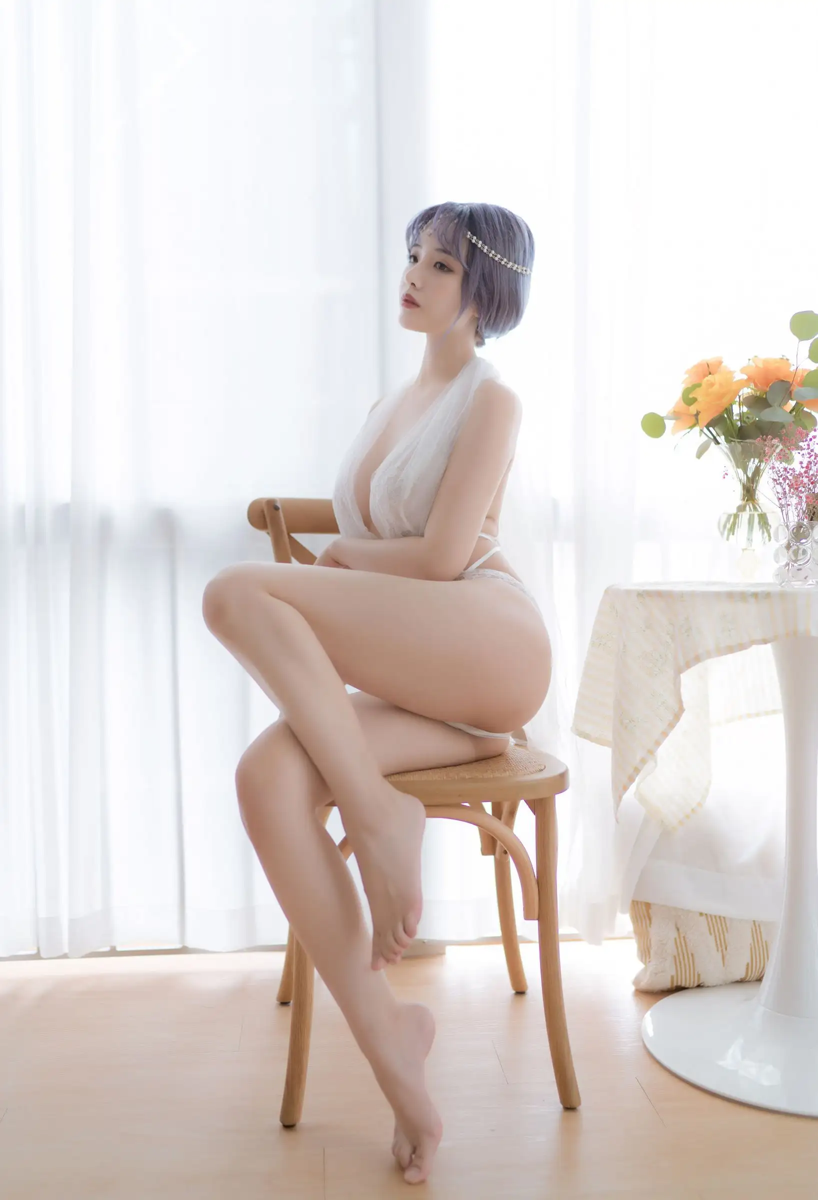 [雯妹不讲道理] NO.050 白色希腊