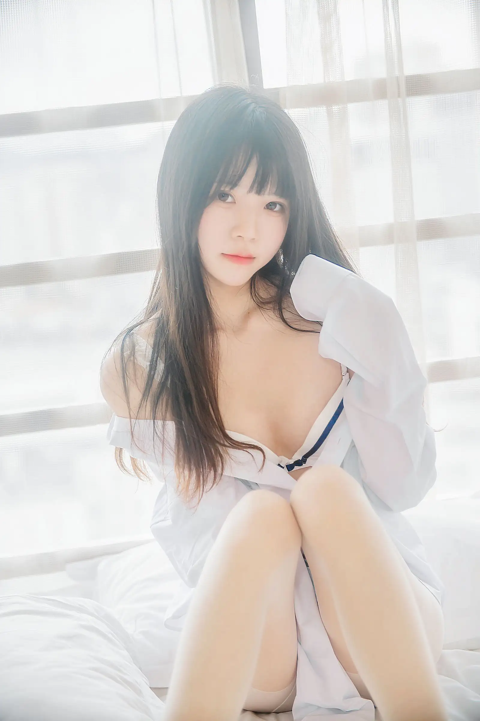 [桜桃喵] NO.002 白衬衫散发