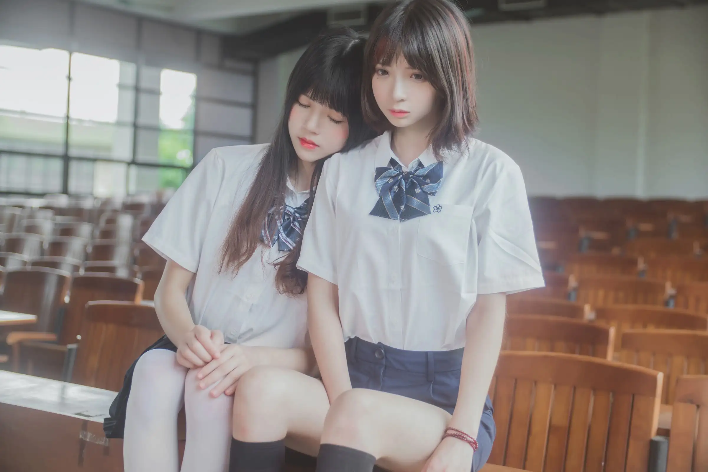 [桜桃喵] NO.021 &疯猫ss JK百合1