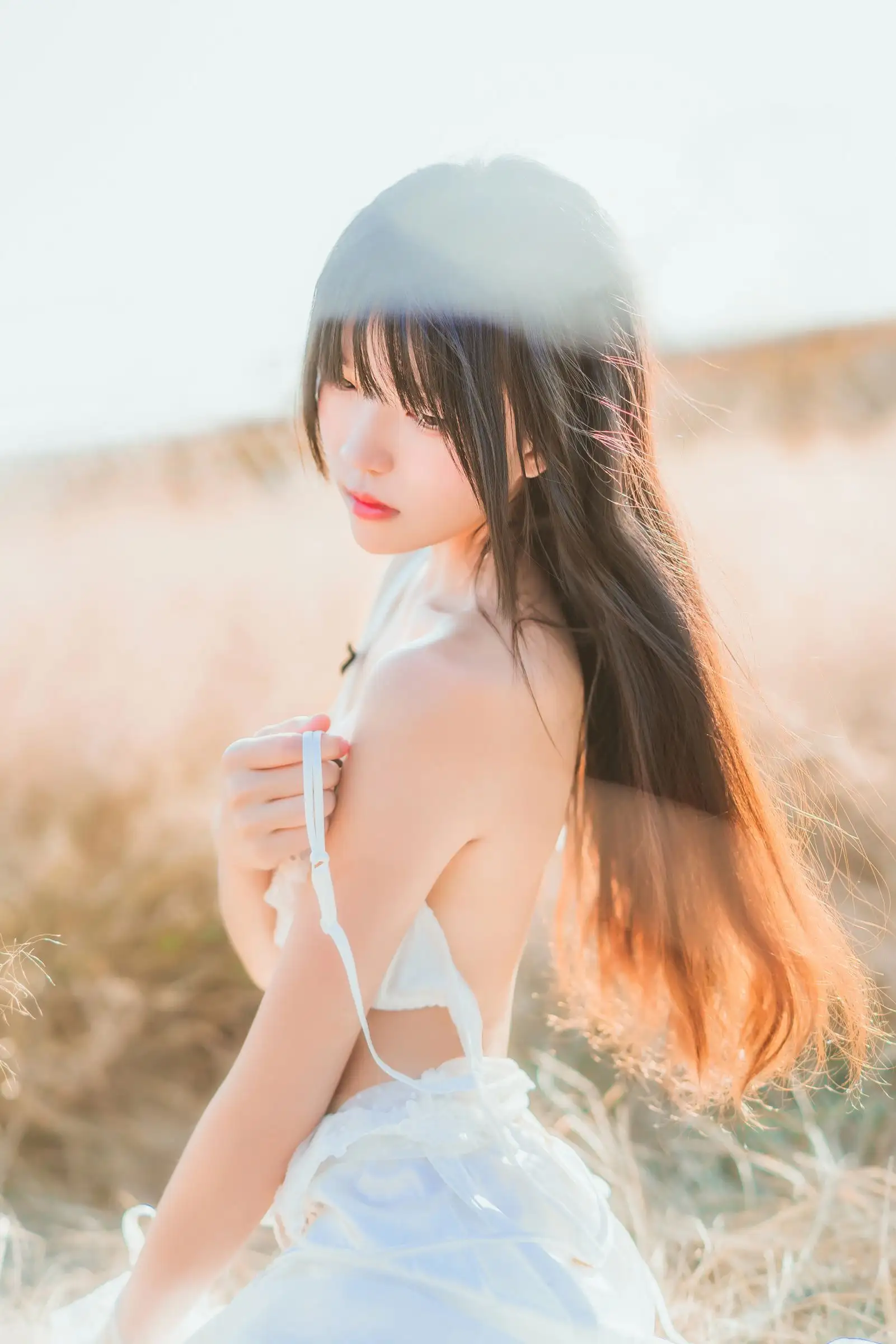 [桜桃喵] NO.014 冬眠 白裙上