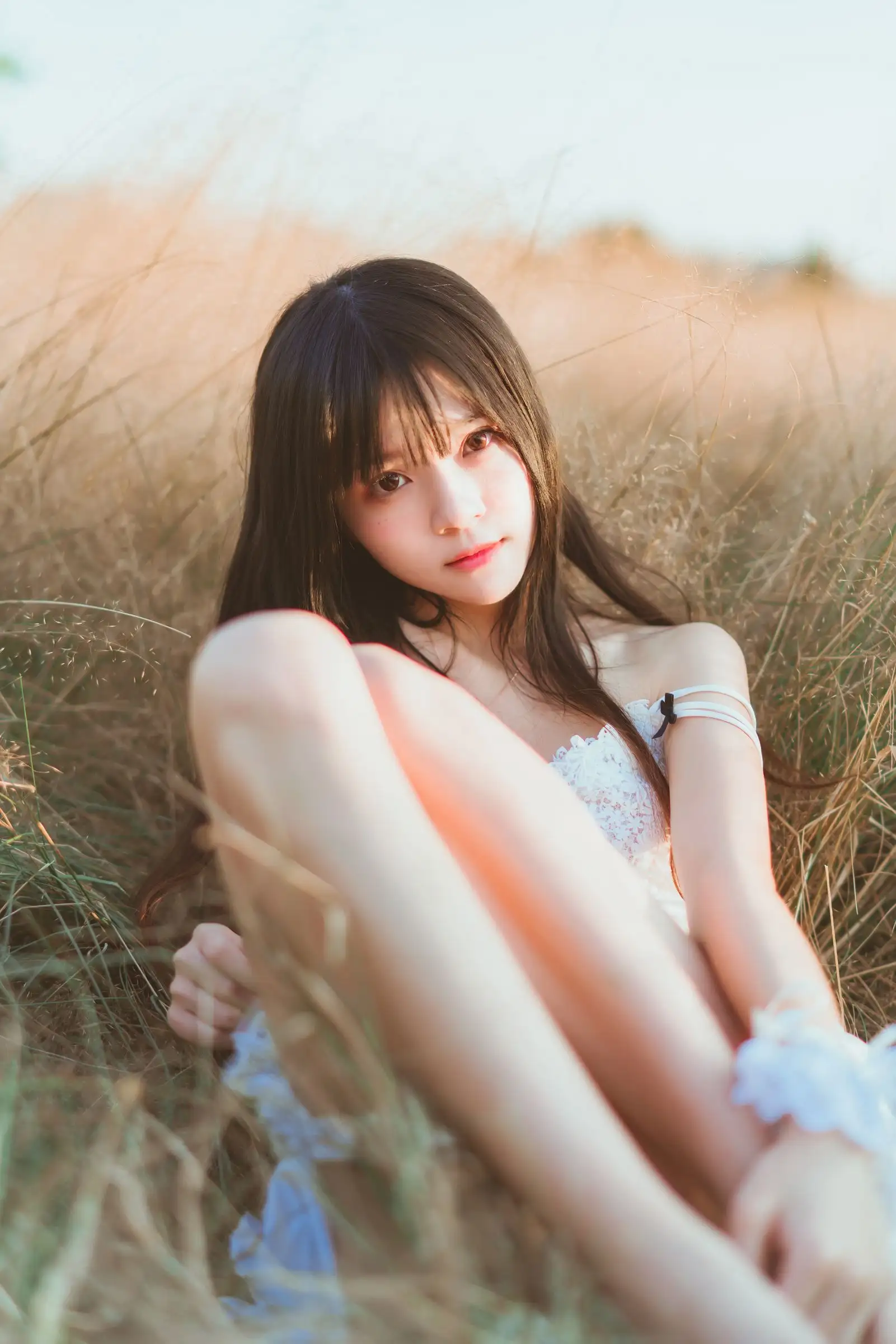 [桜桃喵] NO.015 冬眠 白裙下