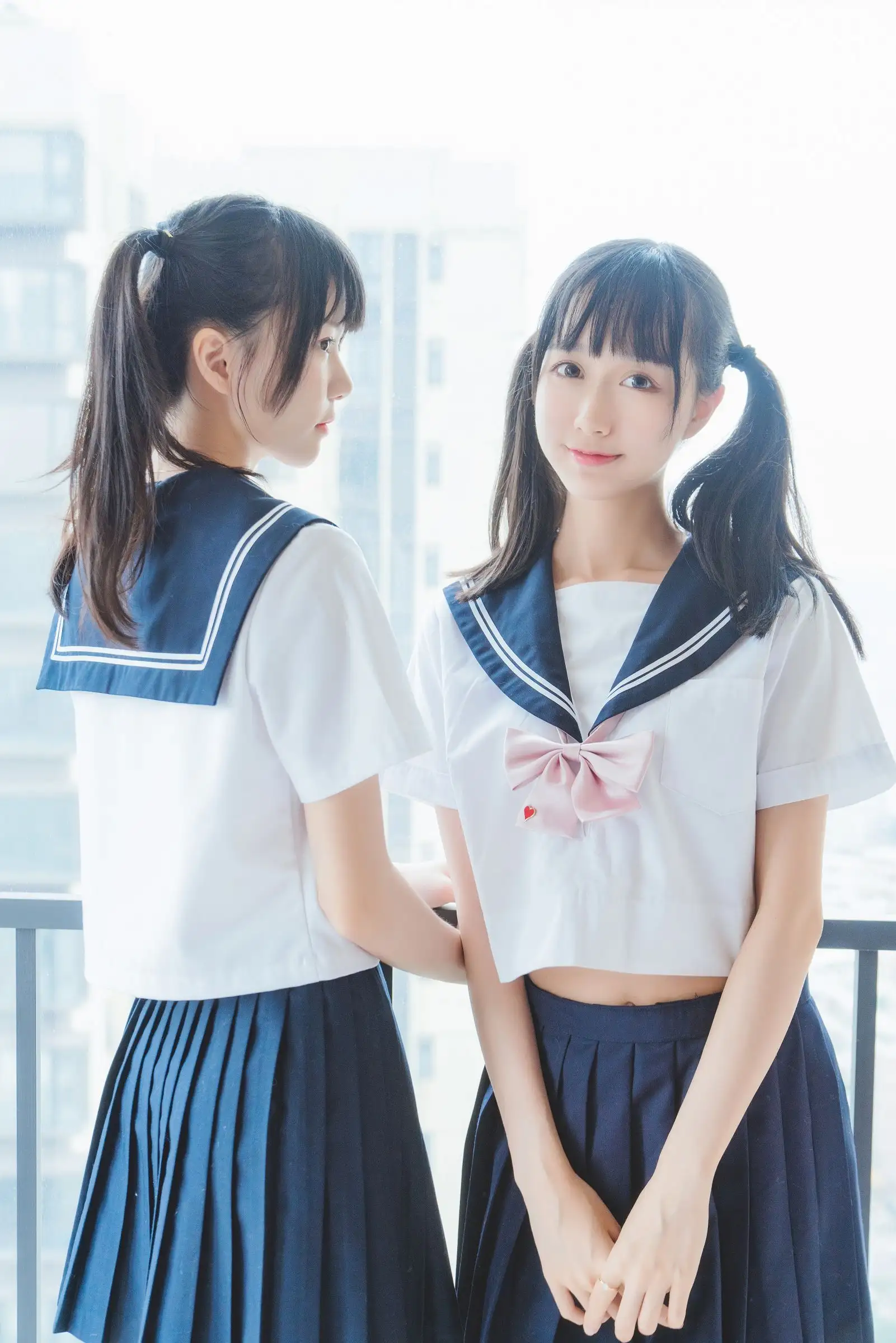 [桜桃喵] NO.067 她 制服×制服