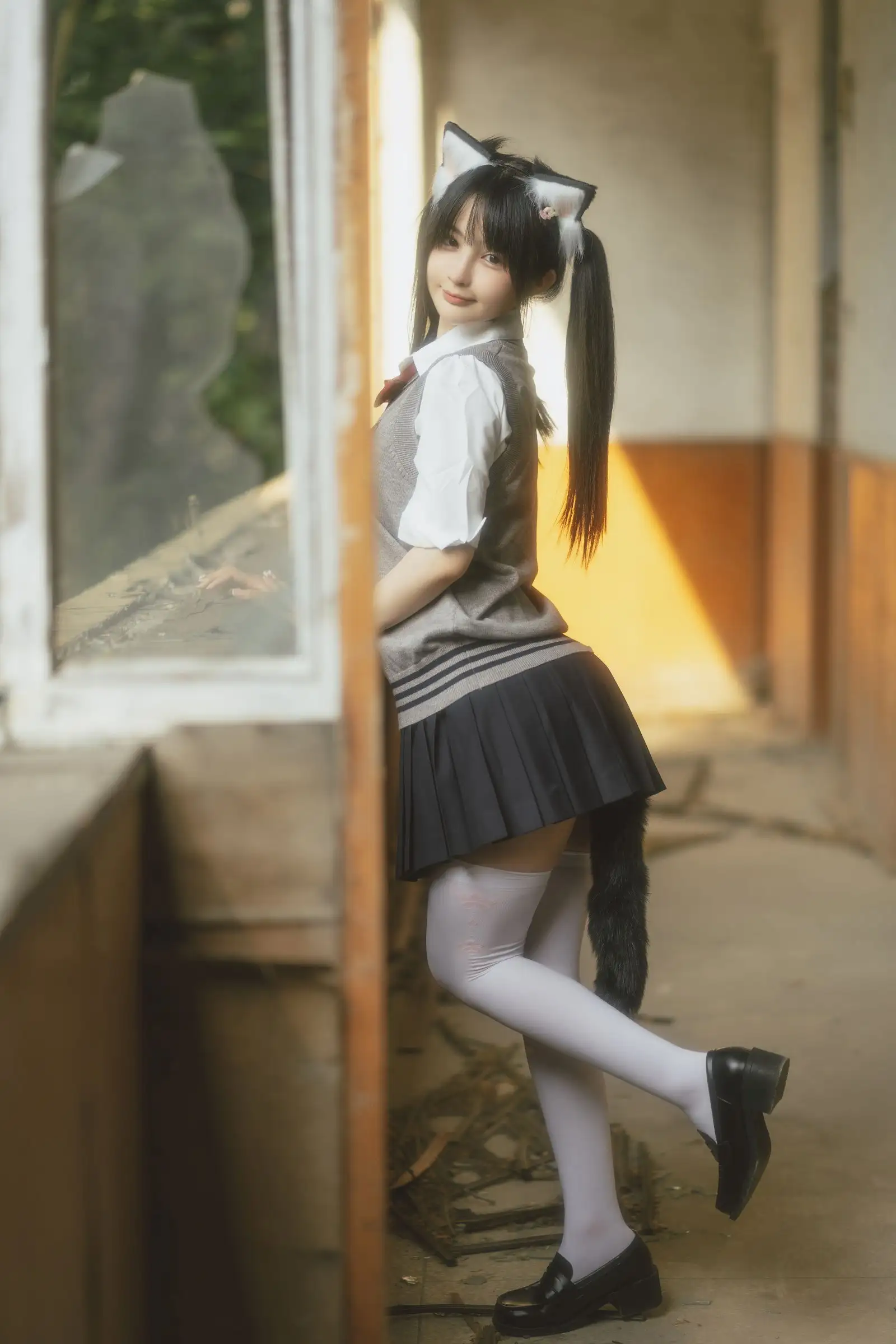 [桜井宁宁] NO.055 废墟jk