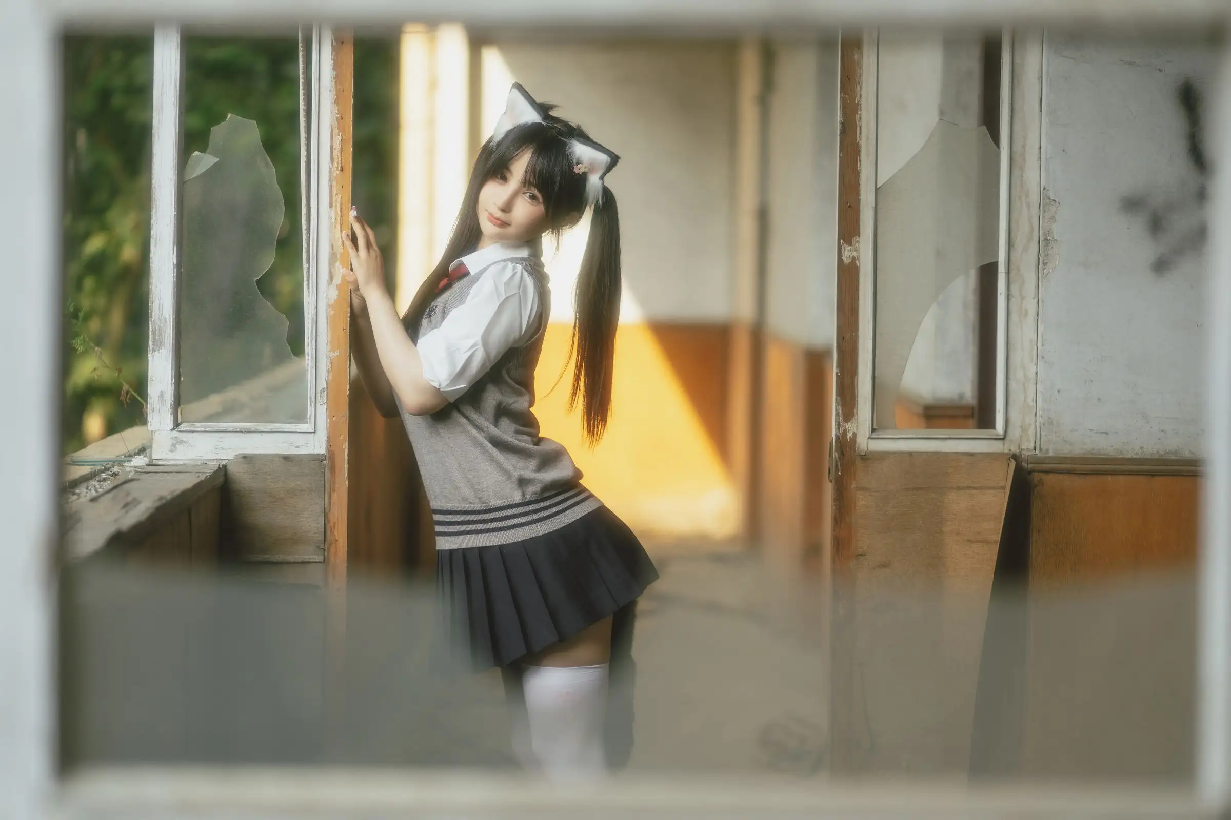 [桜井宁宁] NO.055 废墟jk