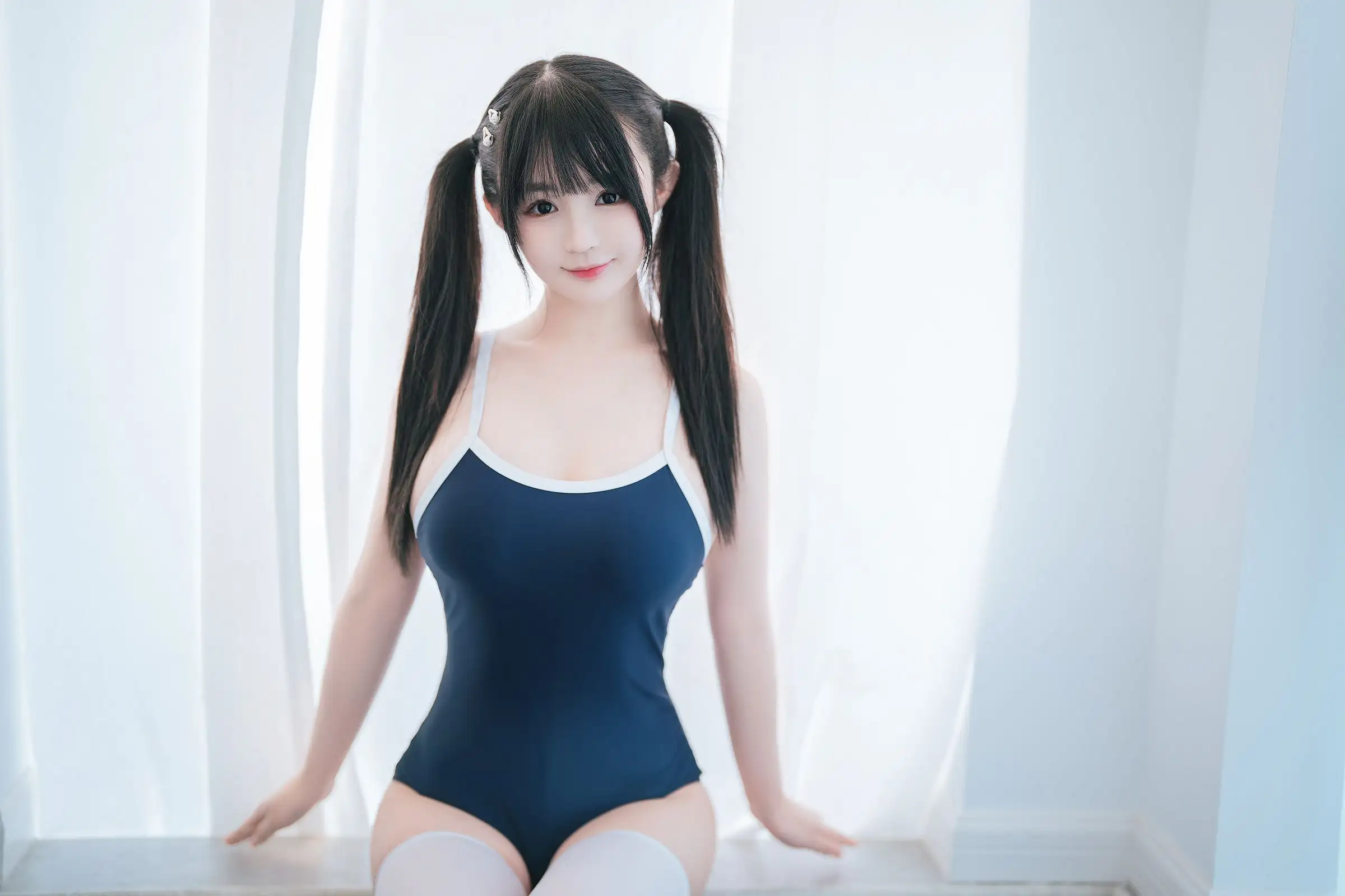 [桜井宁宁] NO.064 白丝死库水