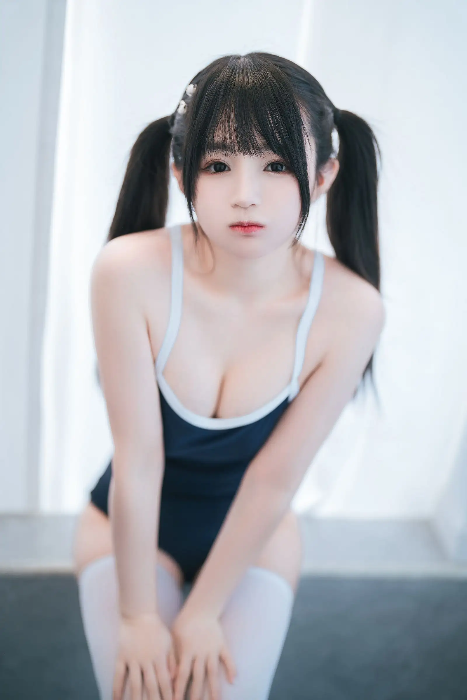 [桜井宁宁] NO.064 白丝死库水